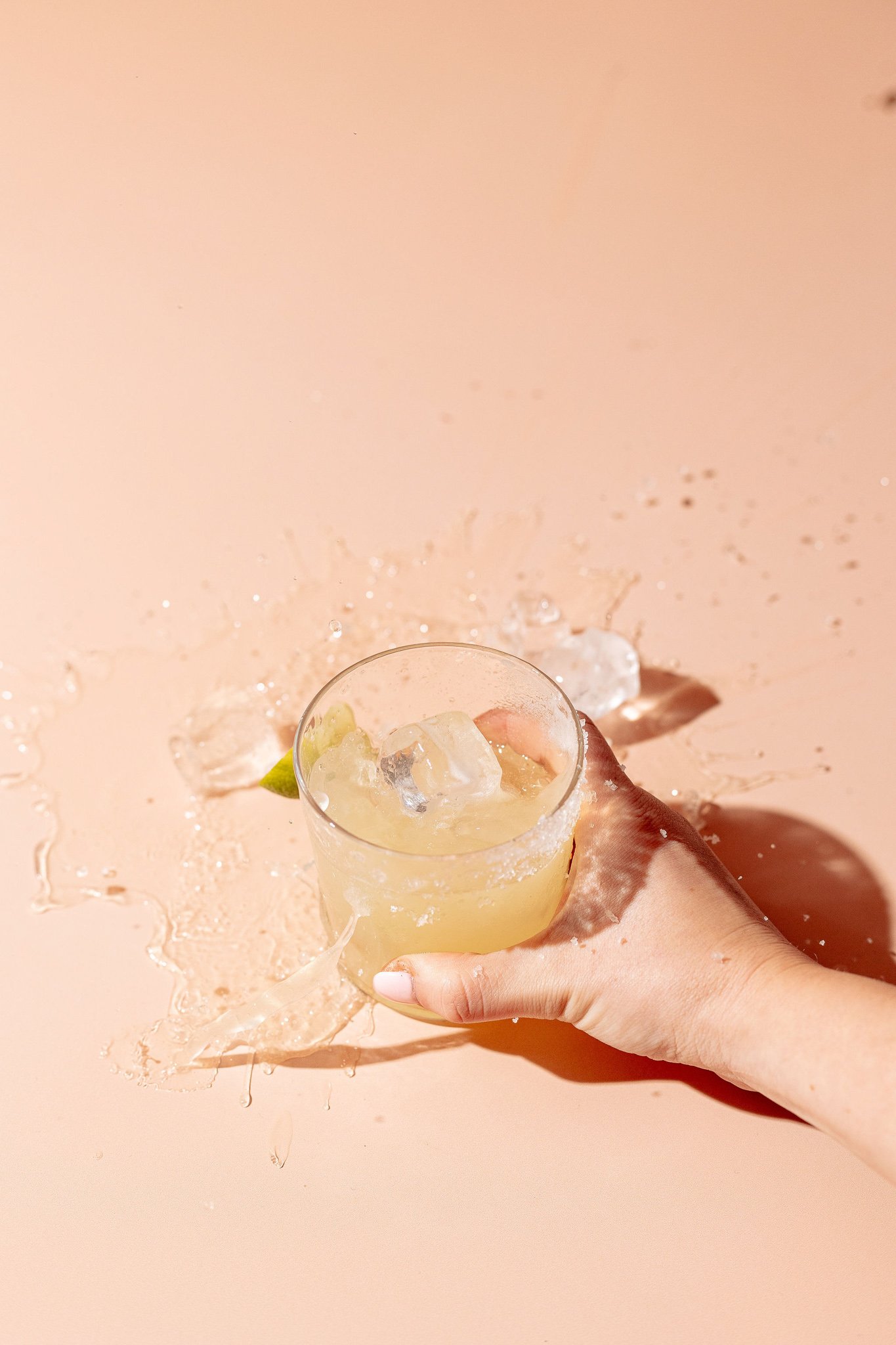 Canberra food photographer - cocktail smashes on table