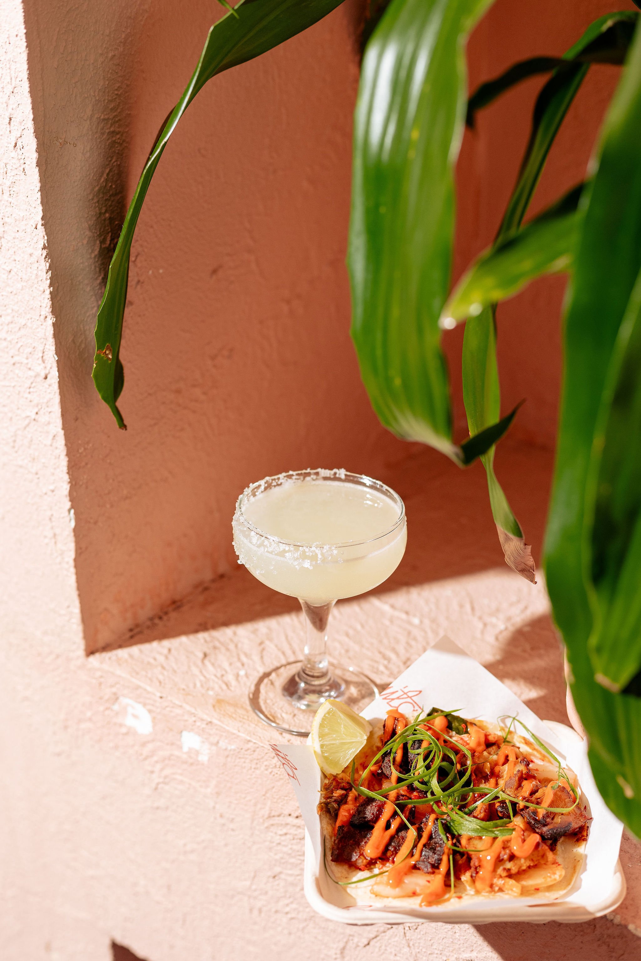 Canberra food photographer - cocktail and tacos