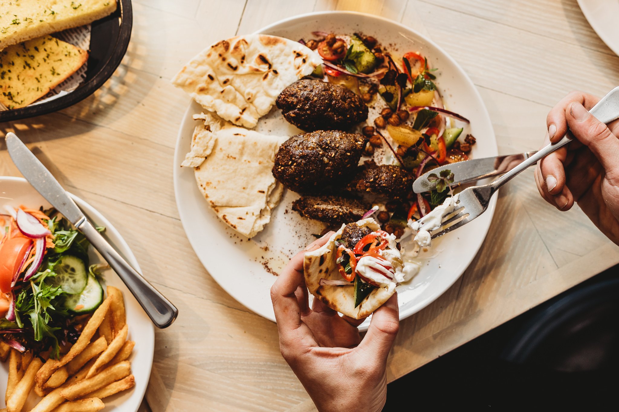 Canberra food photography - mediterranean food