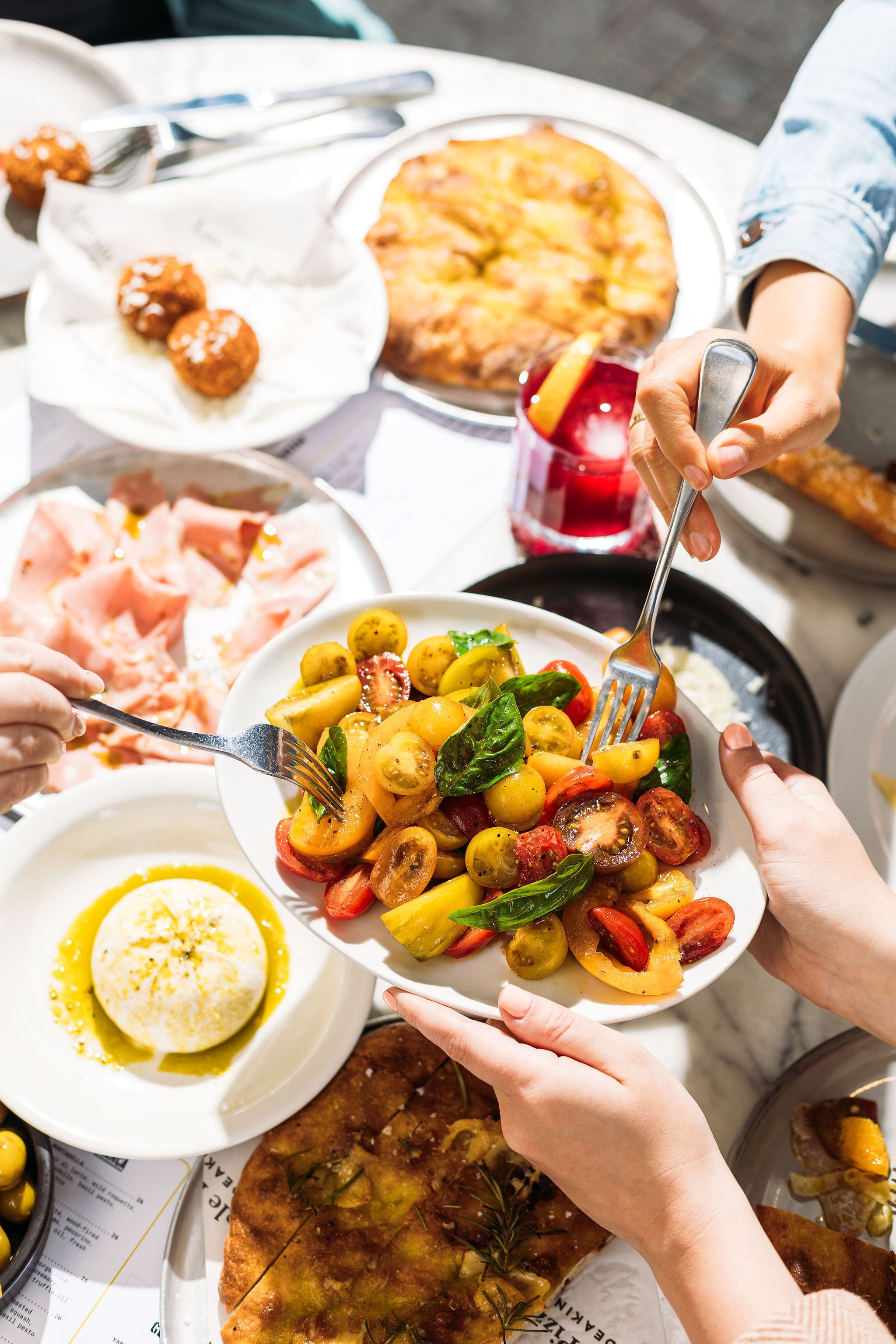 Canberra food photographer - vibrant italian food