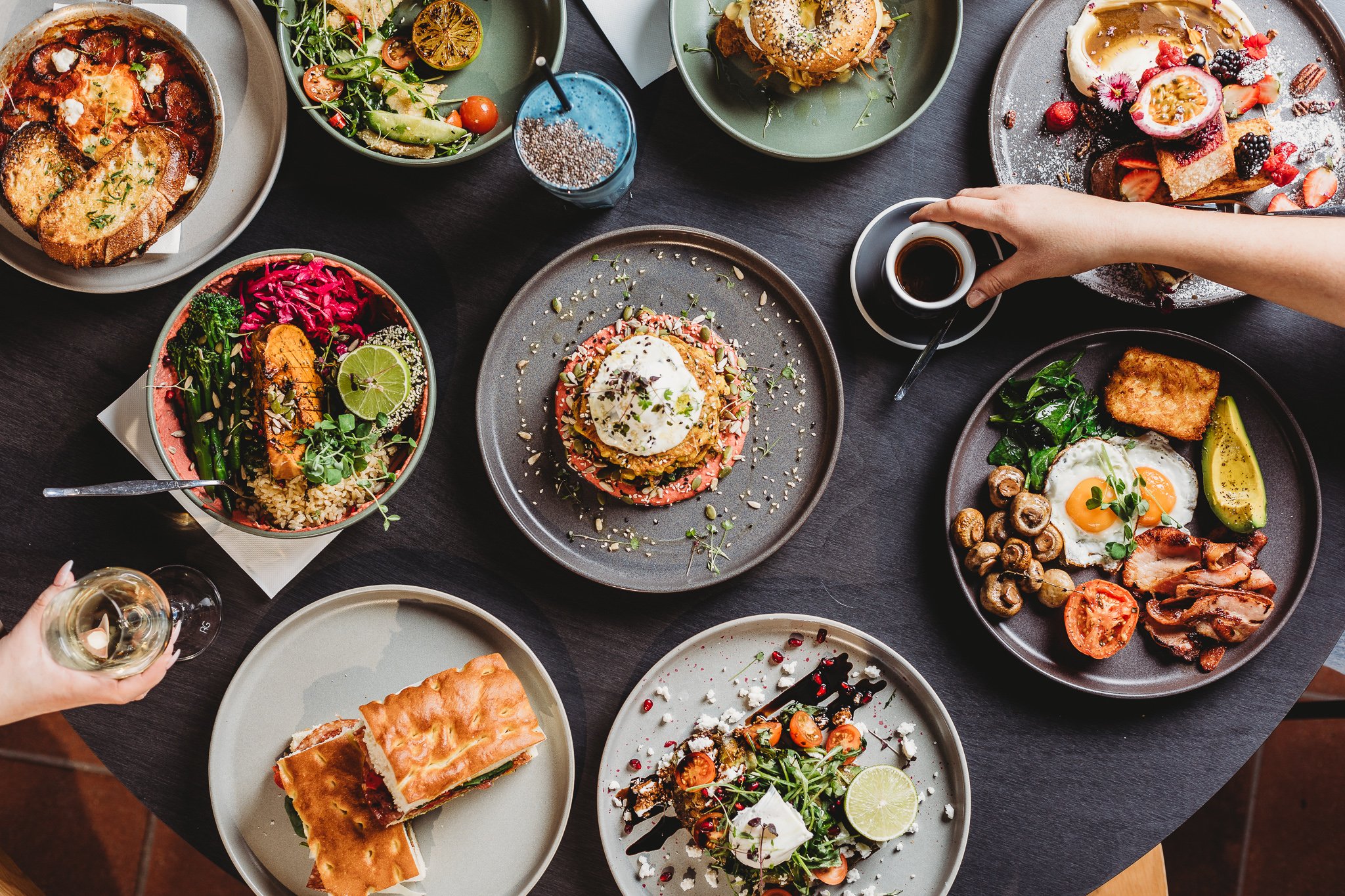 Canberra food photographer - flatlay of delicious food (Copy)