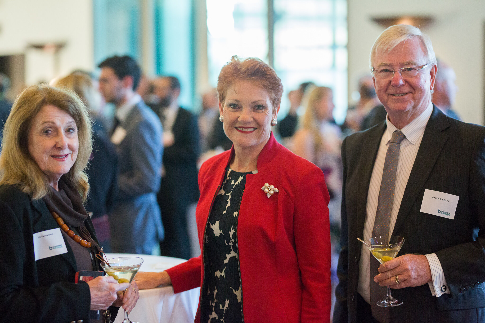 Canberra Event Photographer - Pauline Hanson smiles at camera