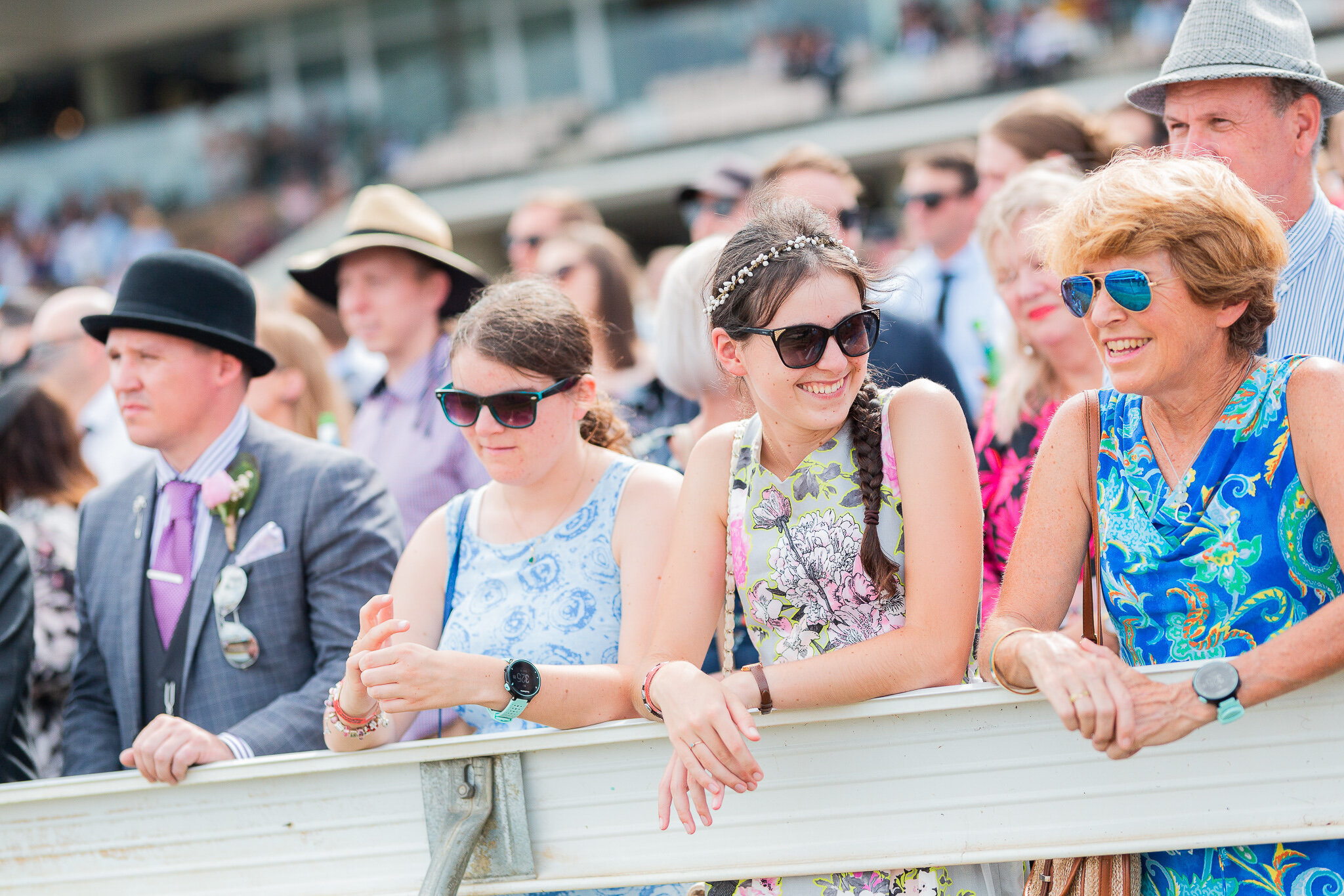 Canberra Event Photography - Well dressed spectators watching event