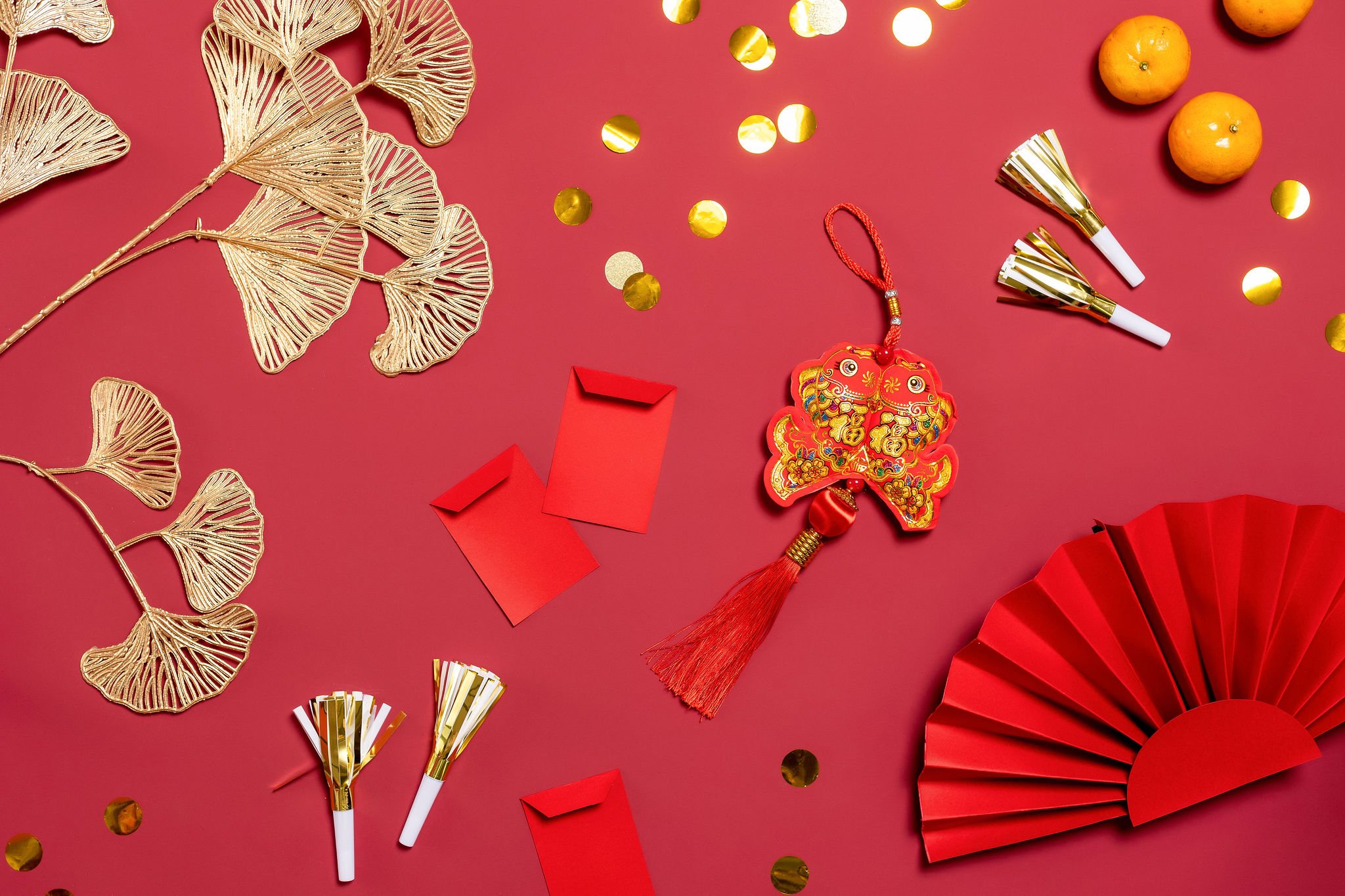 Canberra product photography - fun lunar new year flatlay