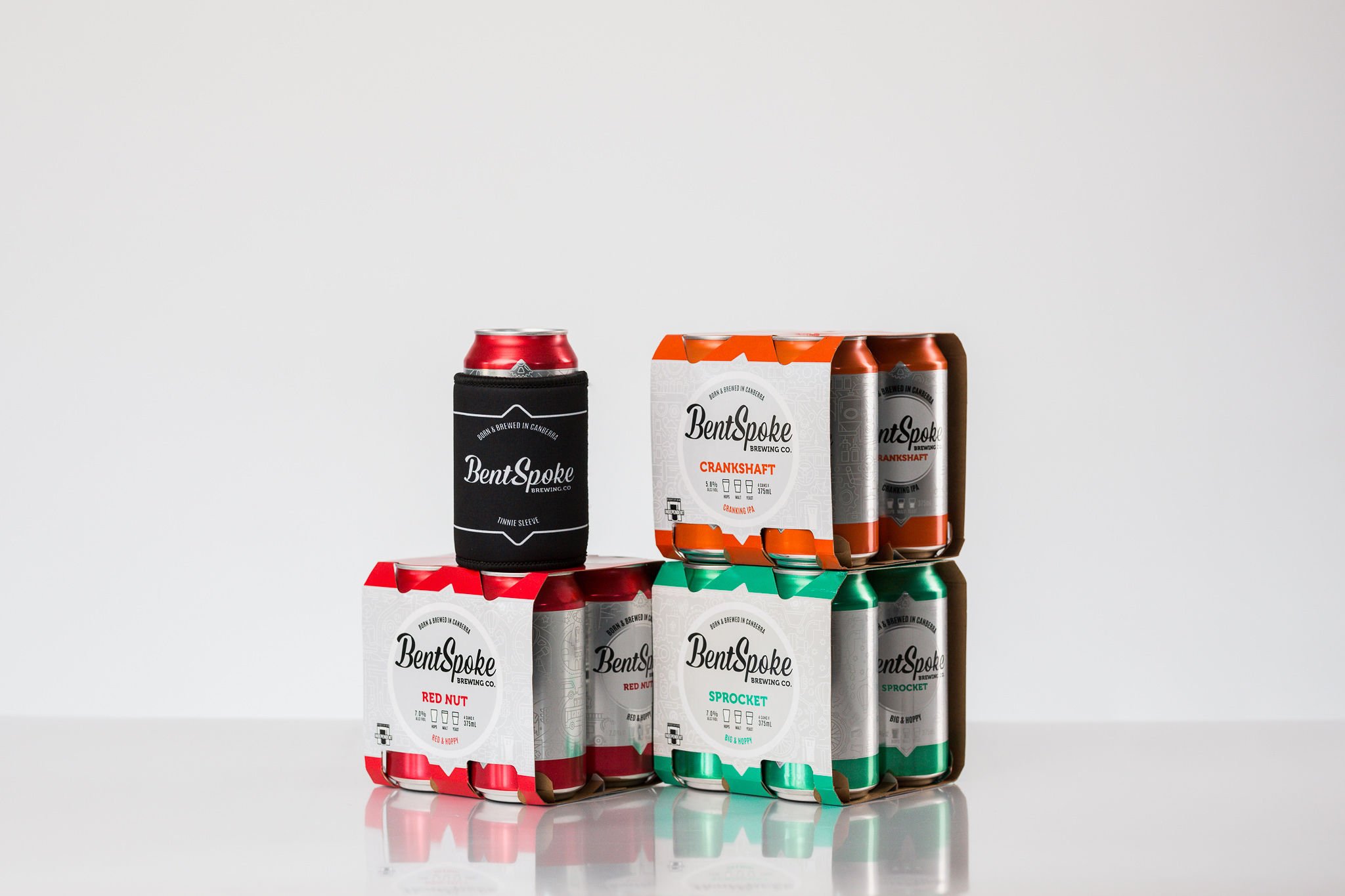 Canberra product photographer - sleek beer product photo
