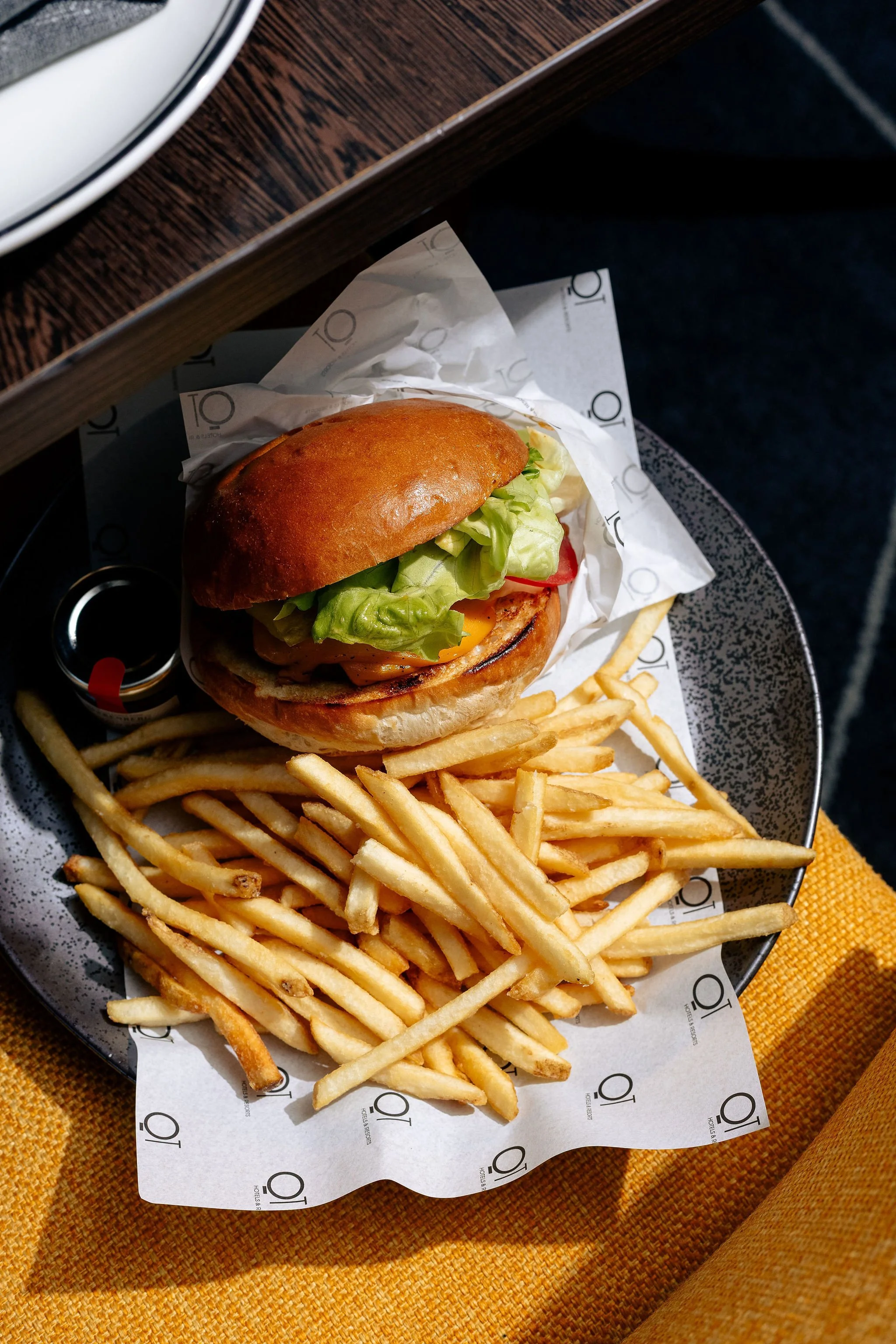 Canberra food photography - burger and fries
