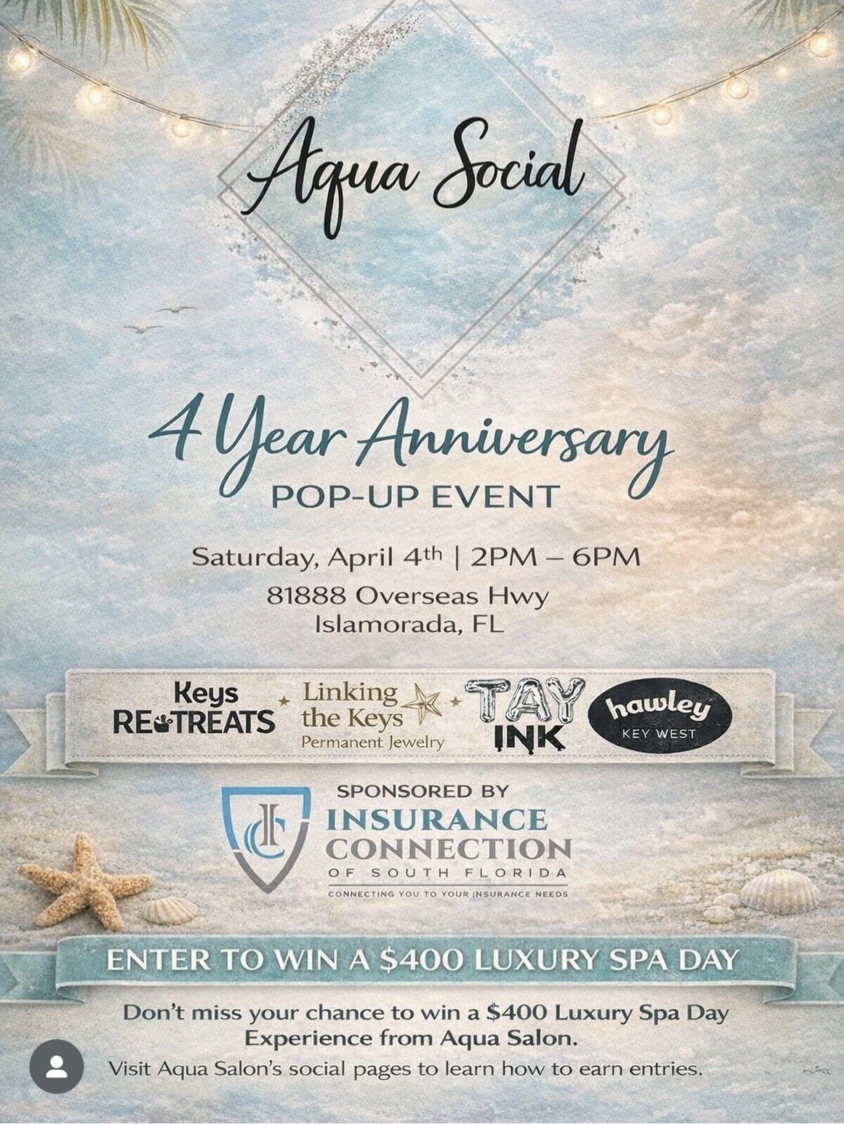 Aqua Salon 4yr Anniversary