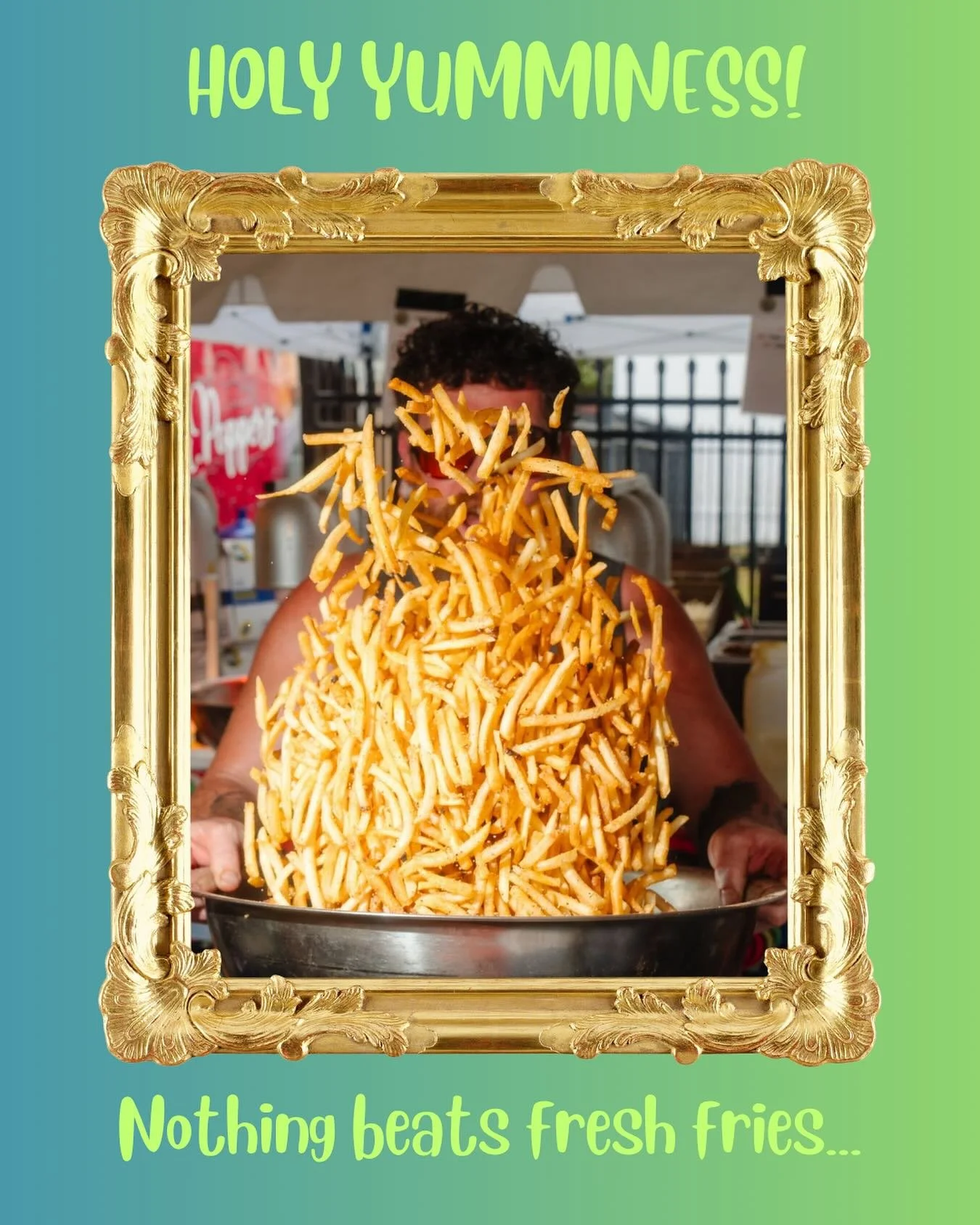 Fresh fries are the JAM! That’s it. That’s all we came here to say.
#chaoticconcessions #freshfries #festivalfood #nocap #festivallife #goodfood #goodvibes #lfg