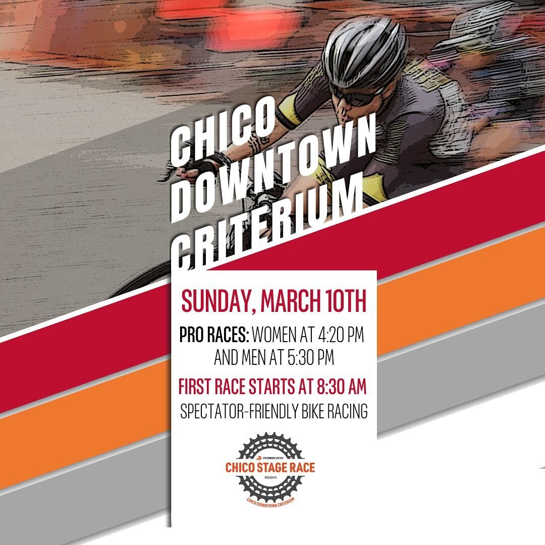 Only a couple days left until the Chico Downtown Crit!