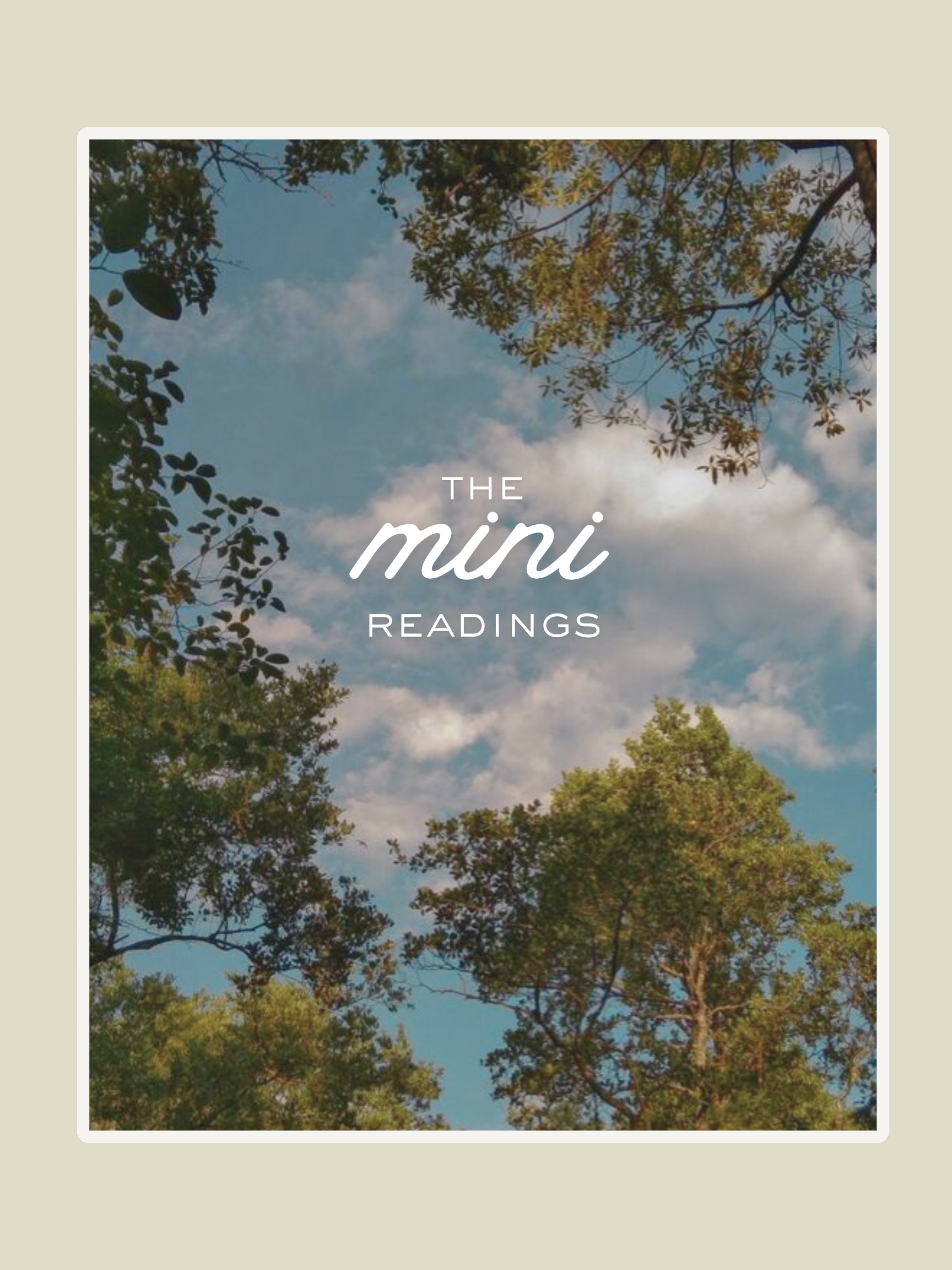 Mini Tarot Readings - $35