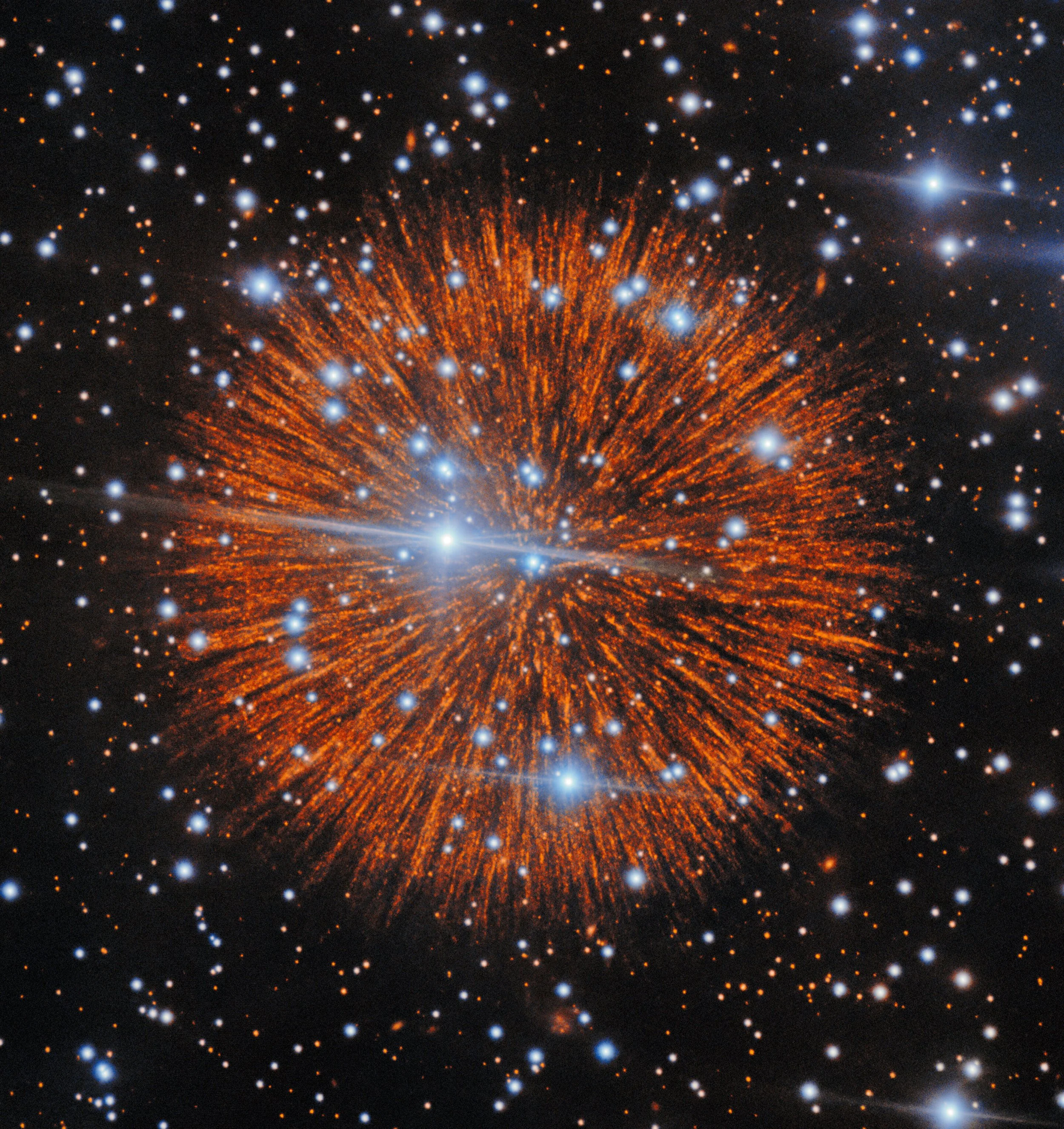 a supernova remnant which resembles a firework