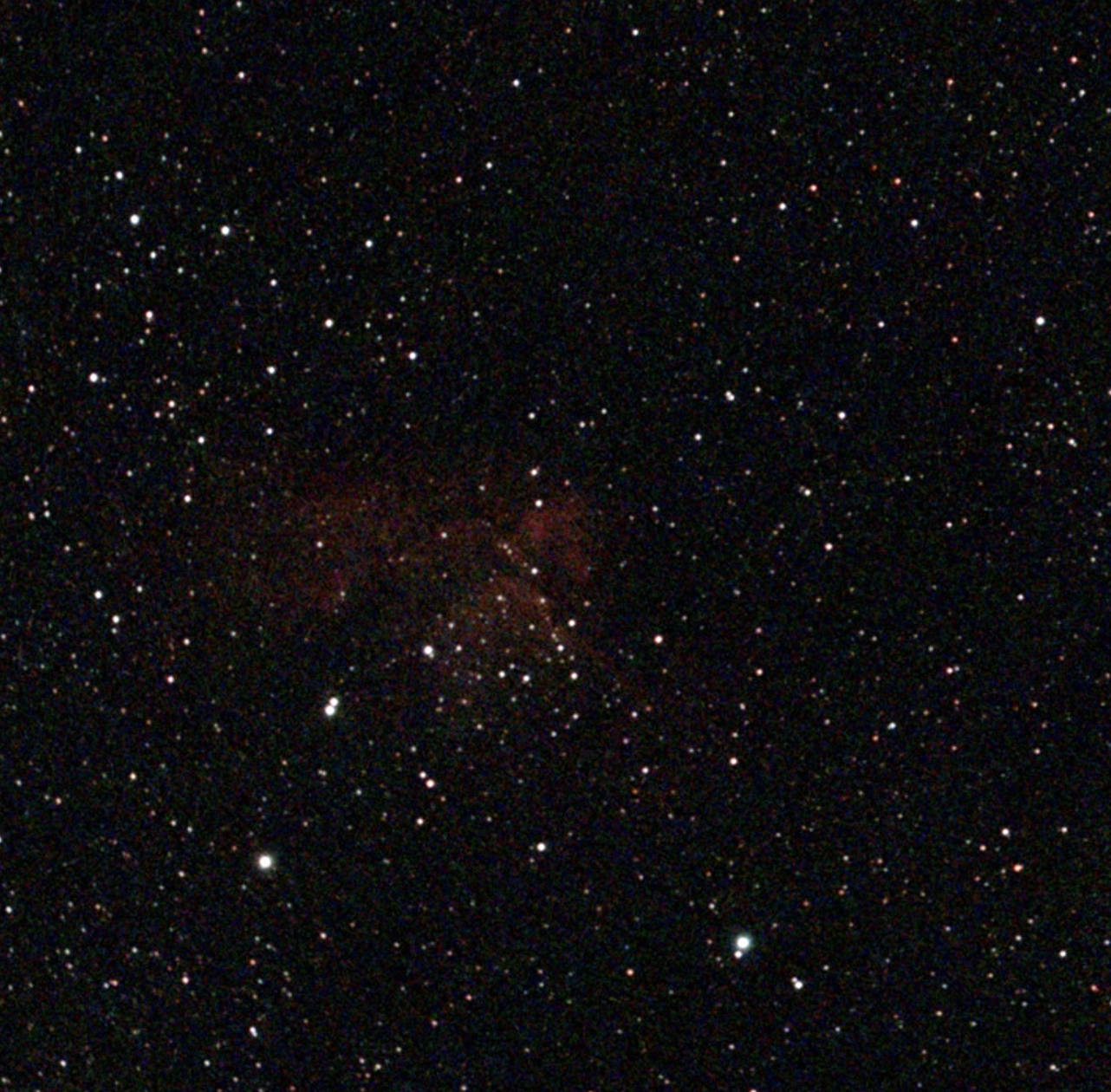 Unprocessed image of North America Nebula.