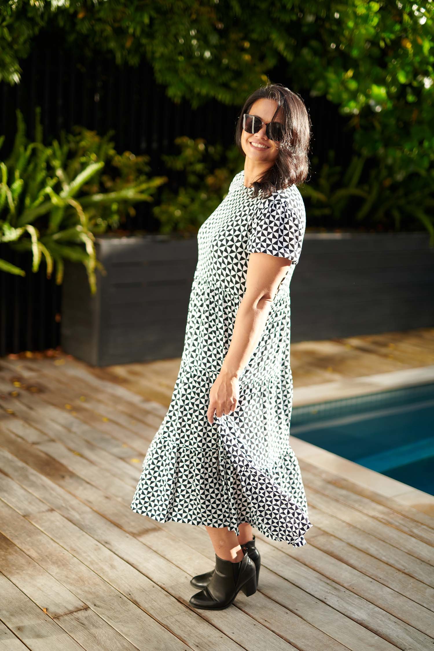 Lupesina Malia Dress in Manhattan