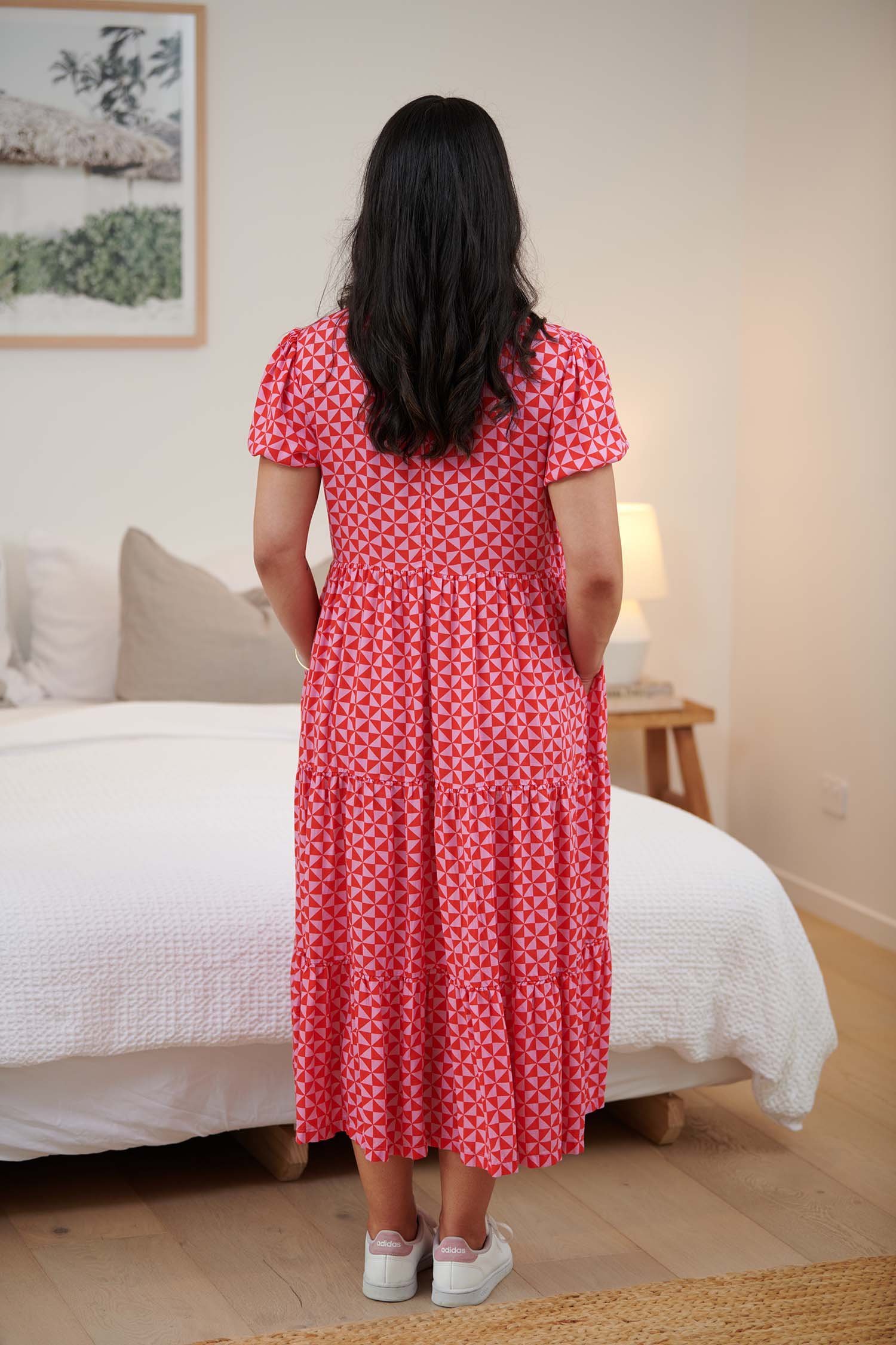 Lupesina Malia Dress in Cosmo