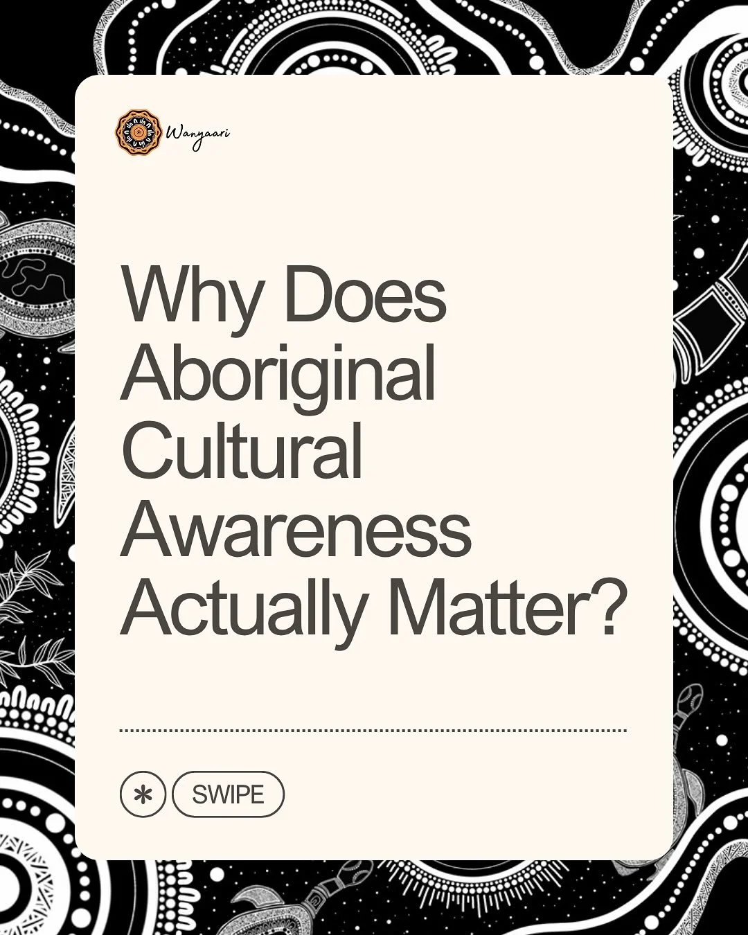 A lot of people still think Aboriginal Cultural Awareness Training is about guilt, blame or ticking a box. It&rsquo;s not. 

It&rsquo;s about helping you understand the Country you live and work on, and the stories, strength and culture of our mob th