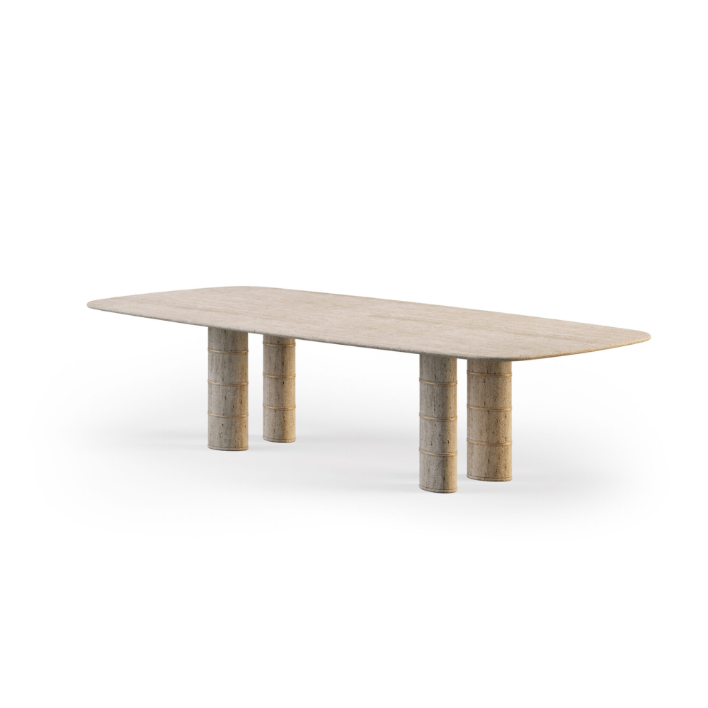 Bamboo Stone Dining Table