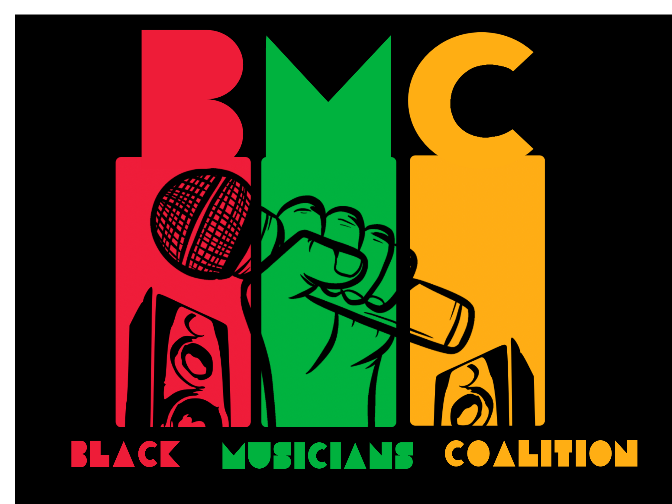 KSU Black Musicians Coalition (BMC) Logo Design, Procreate, Canva