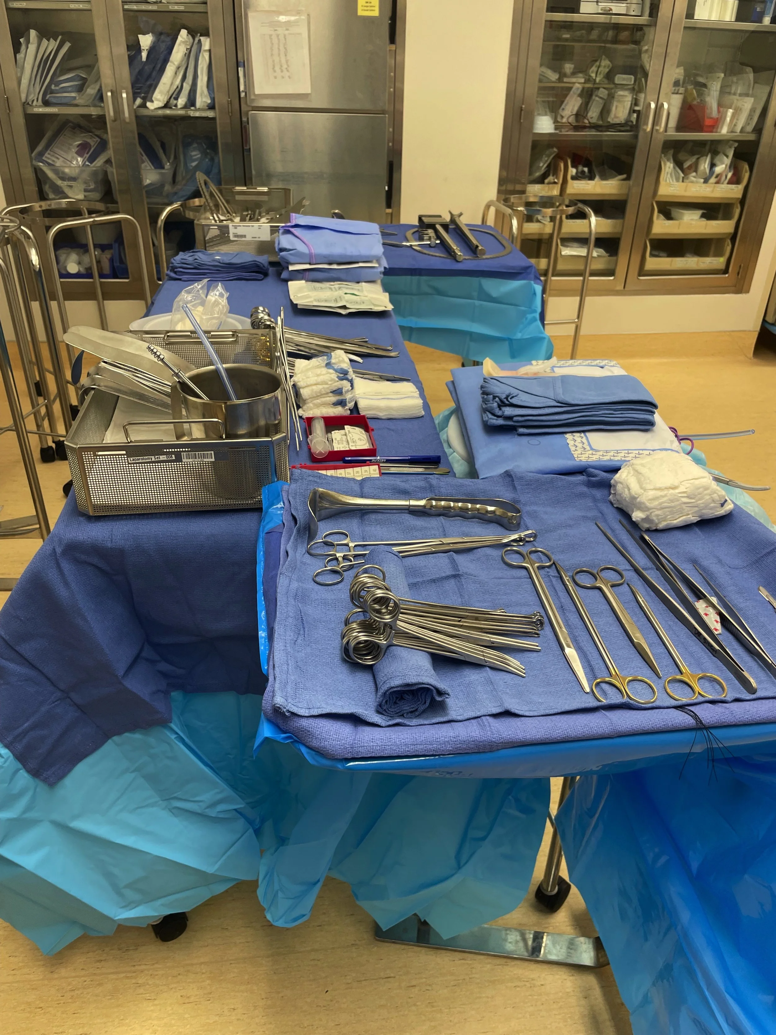 Exploratory Laparotomy Set Up