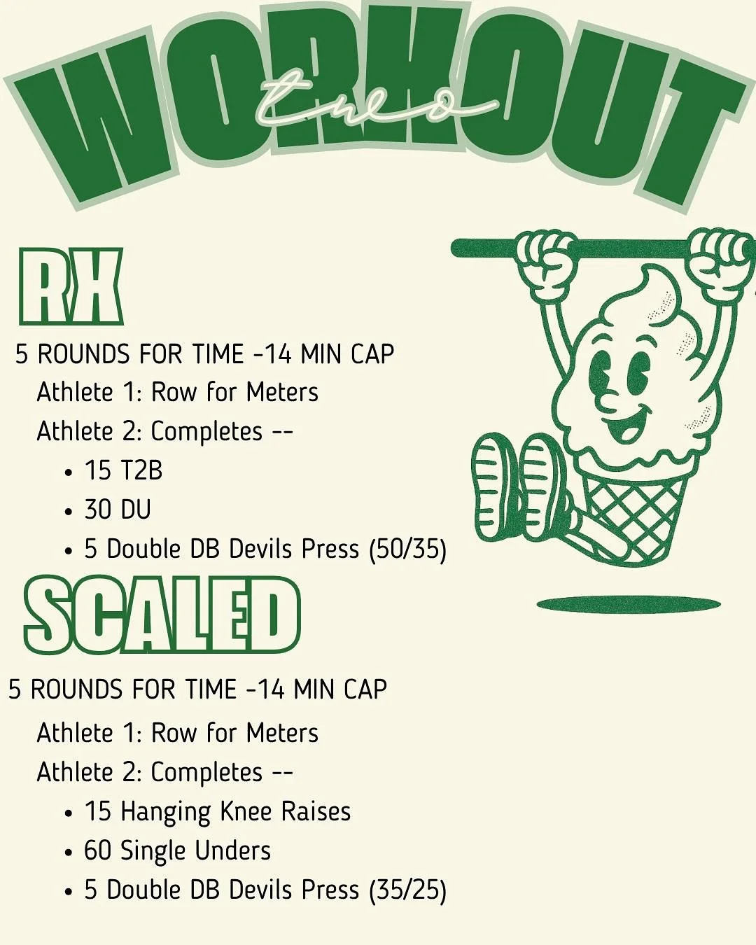 DYNAMITE DUO WORKOUT 2 

We have extended early bird pricing ($85 per team) until MONDAY JULY 28. Remember that you must sign up by July 31st to guarantee a shirt! 

Don&rsquo;t have a partner or unsure if you want to do it? Talk to a coach and we ca