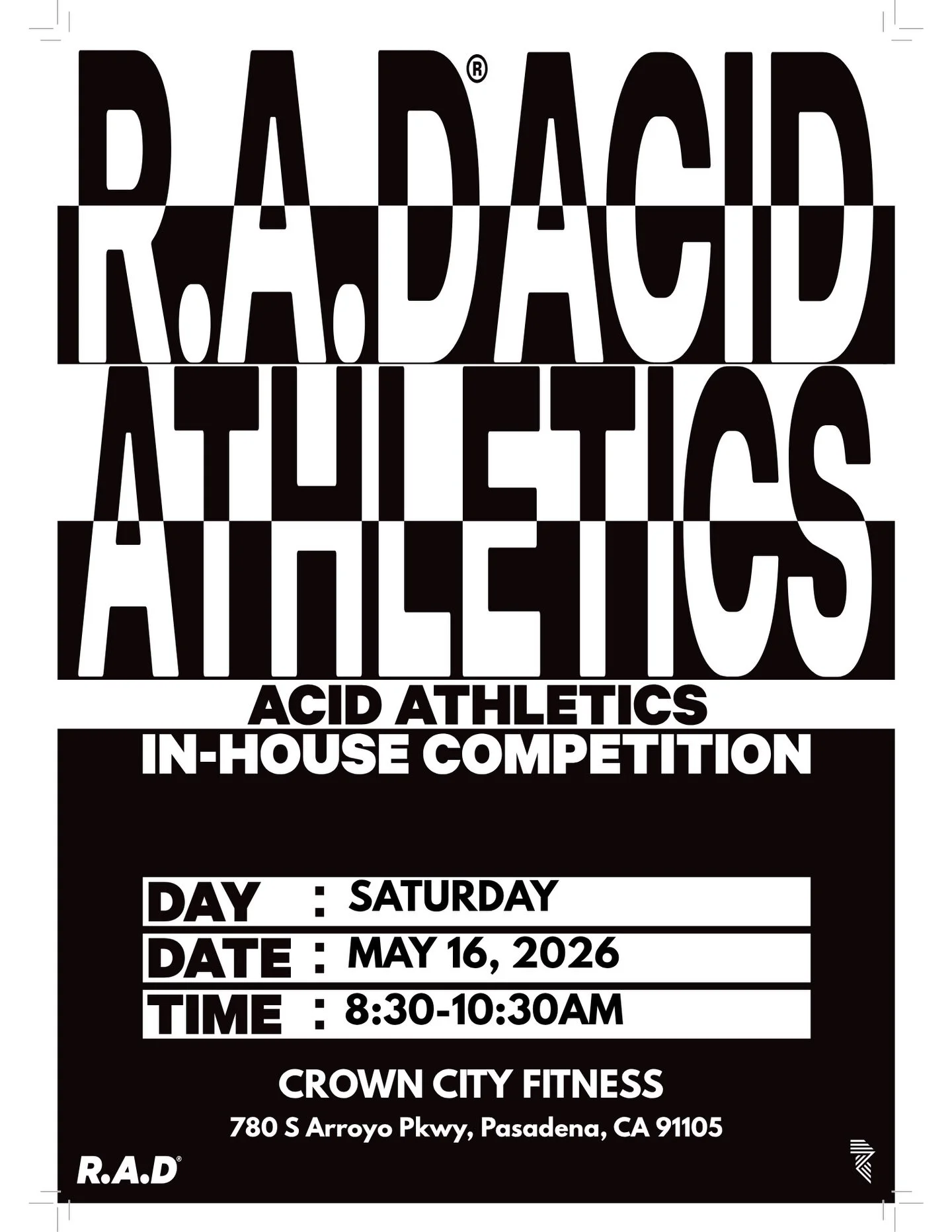 Crown x Resistance fam! Next Saturday we&rsquo;ll be throwing down and hitting this @rad_global Acid Athletics workout! We&rsquo;ll be giving away free shoes to 3 WINNERS (best male, best female, and another special prize). Heats start at 8:30am so c