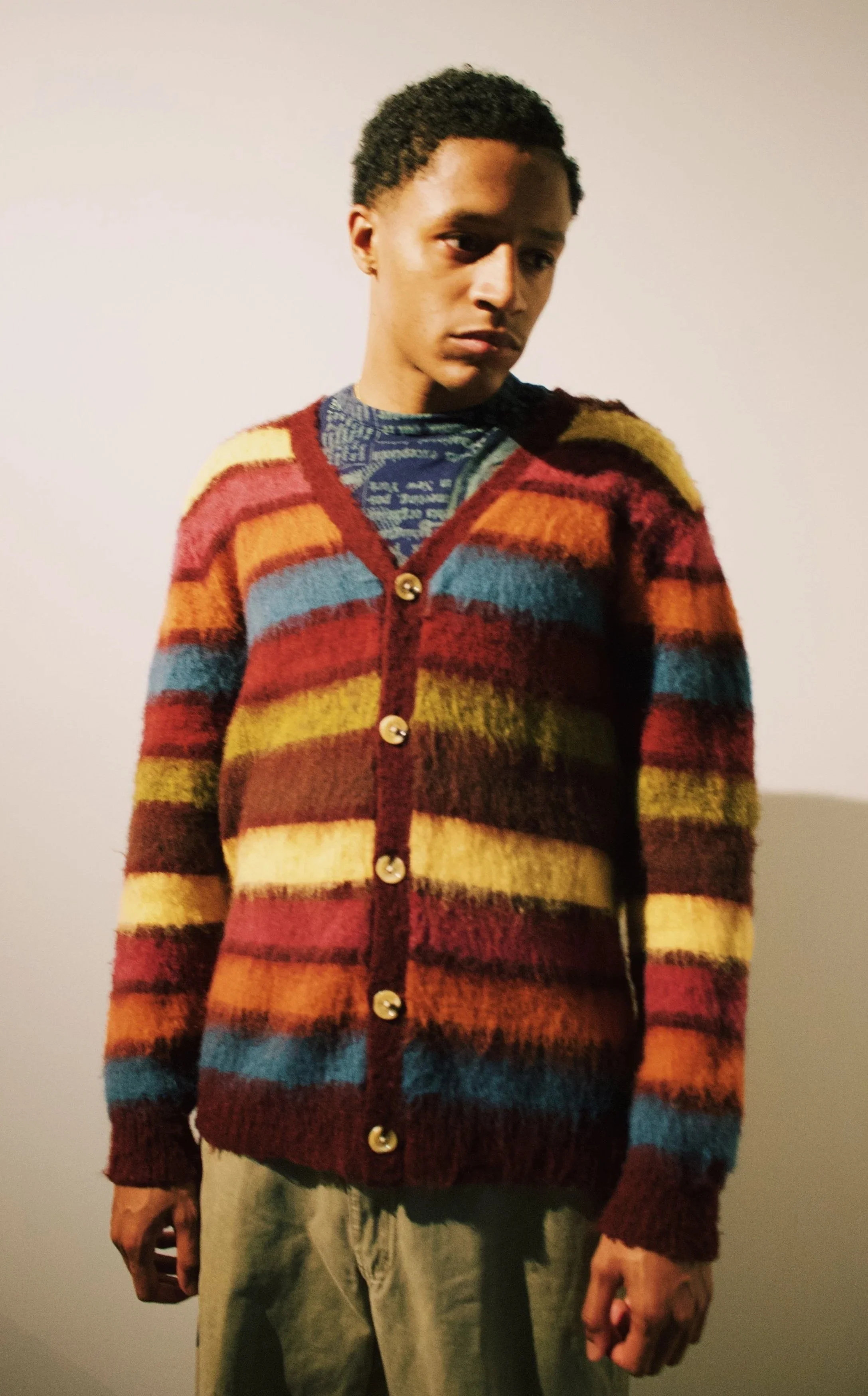 RAINBOW MOHAIR SWEATER