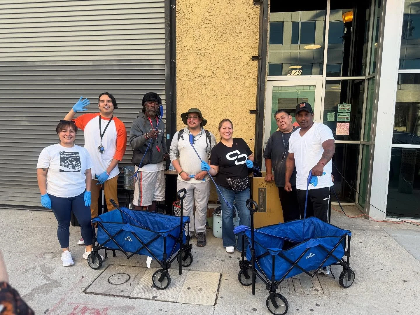 SoCal Youth United assisting with cleanup San Bernardino 💯🫶🏾🙏🏿