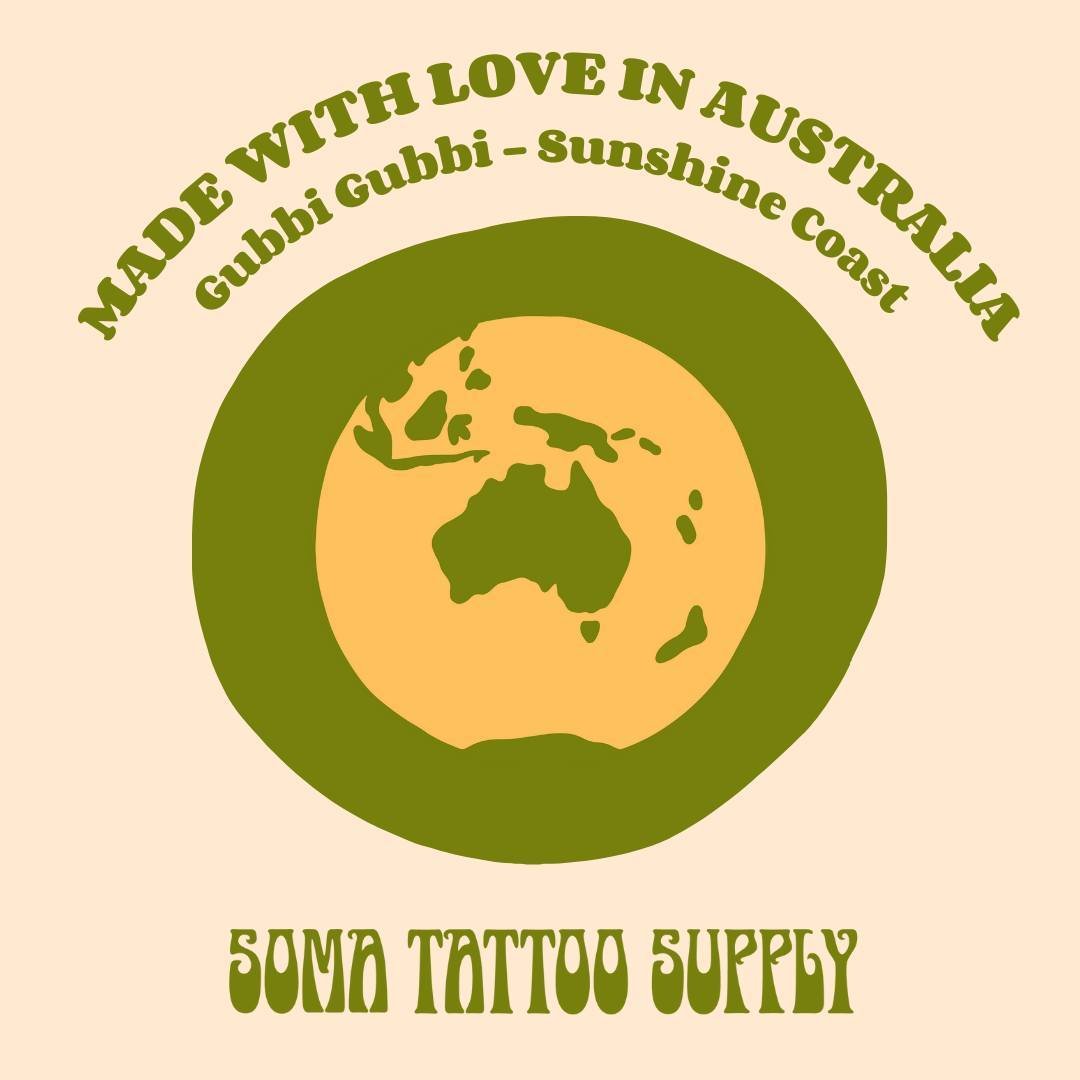 Made with Love on Gubbi Gubbi / Sunshine Coast Hinterland, Queensland, Australia.⁠
⁠
Soma Tattoo Supply proudly acknowledge the First Nations - Indigenous people as the traditional custodians of the land we are blessed to create from.⁠
⁠
Click SHOP N