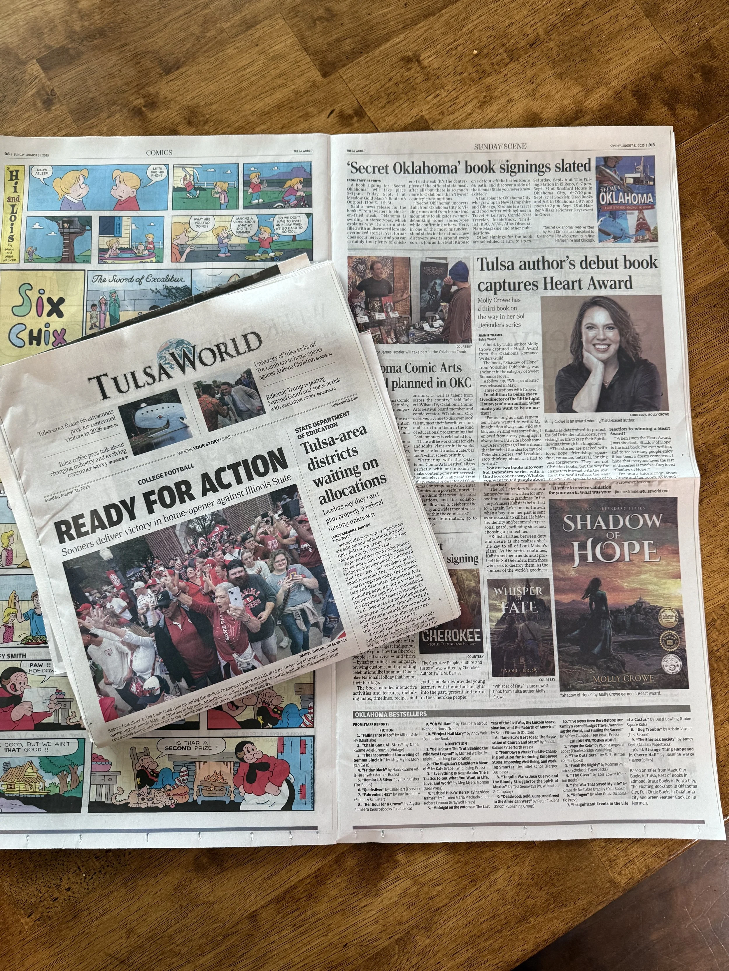 Molly in Tulsa World