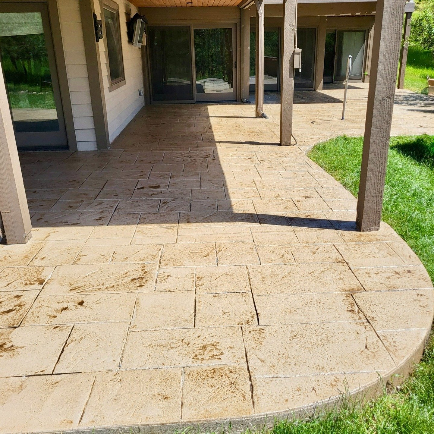 At Concrete Doctor, we recently completed a custom back patio project using @westcoat &rsquo;s Custom 11-10 system, topped with a high-performance SC-65 sealer.

This system is perfect for customers who want more than just plain gray concrete. The se