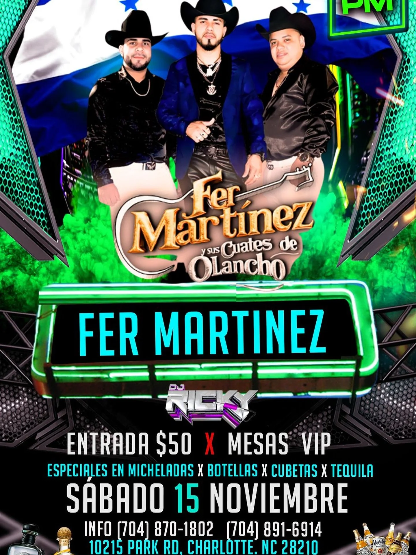 🇭🇳🔥 ¡La noche más catracha del año está aquí!
Prepárate para una fiesta con sabor a Olancho 💃🏽🕺🏽
🎶 Fer Martínez y sus Cuates en vivo
📍 Casa del Sol Restaurant & Grill
🗓 Sábado 15 de