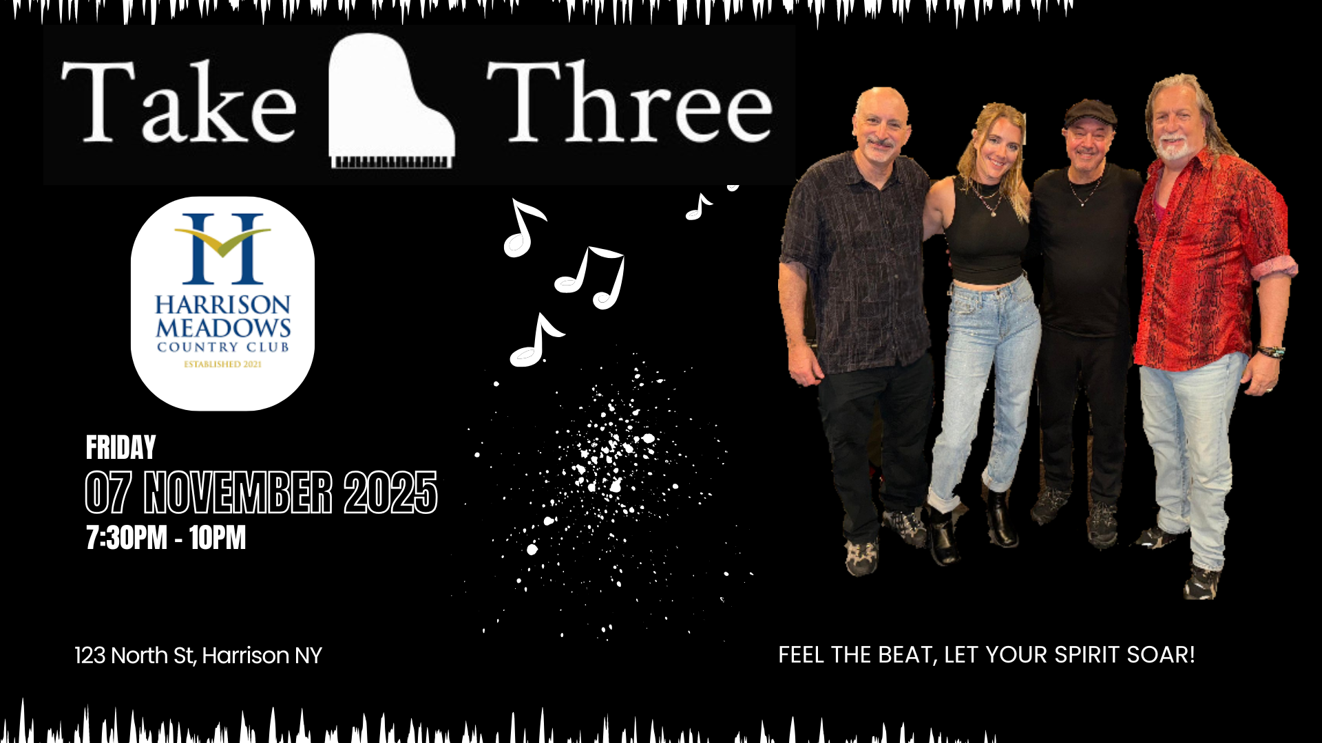 Take 3 (Full band) at Harrison Meadows Country Club