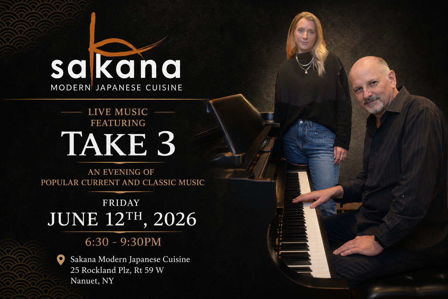 Take 3 (Duo) at Sakana