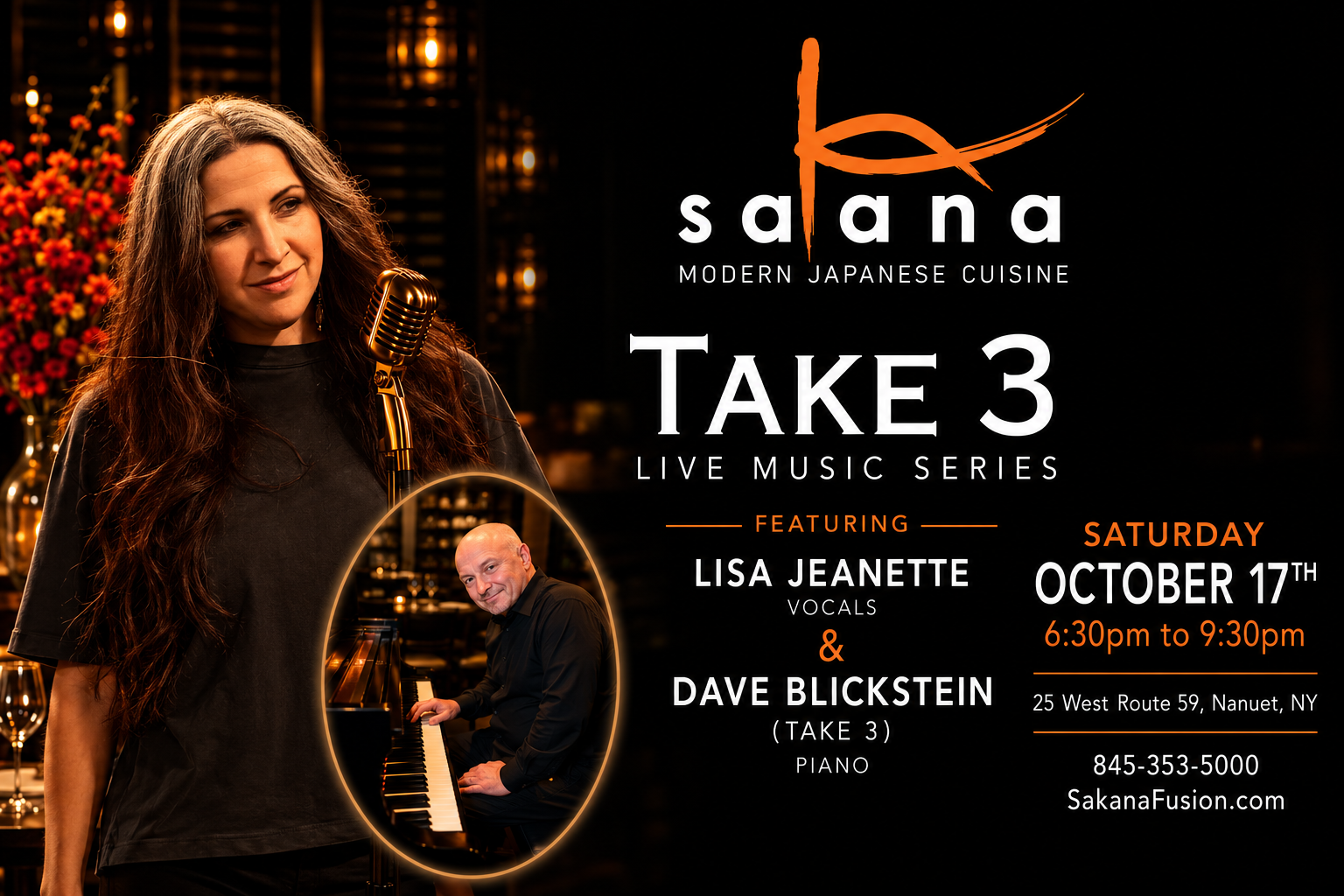 With Lisa Jeanette at Sakana