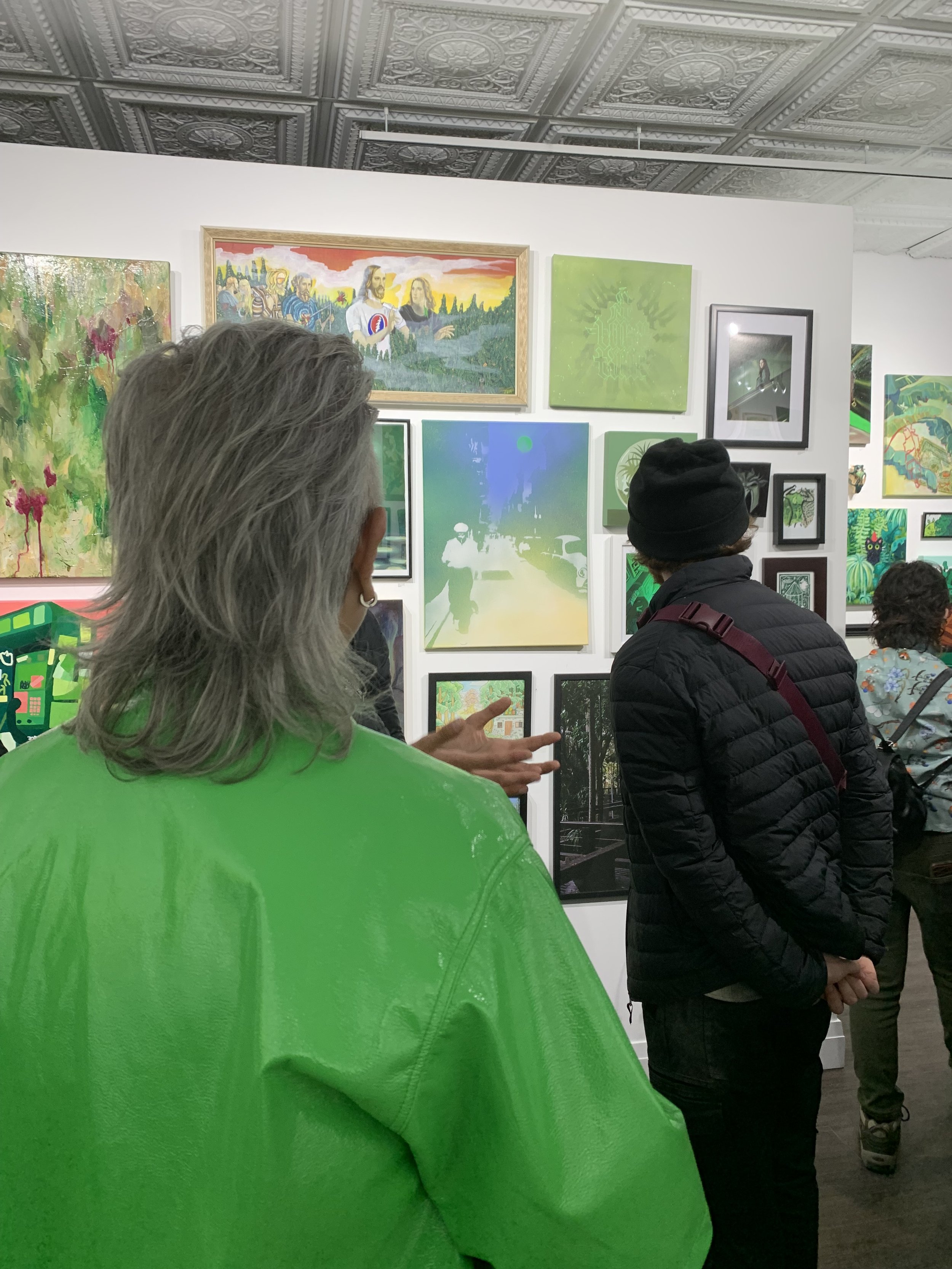 "It's Not Easy Being Green" Canvas Art Showing at Northern Contemporary