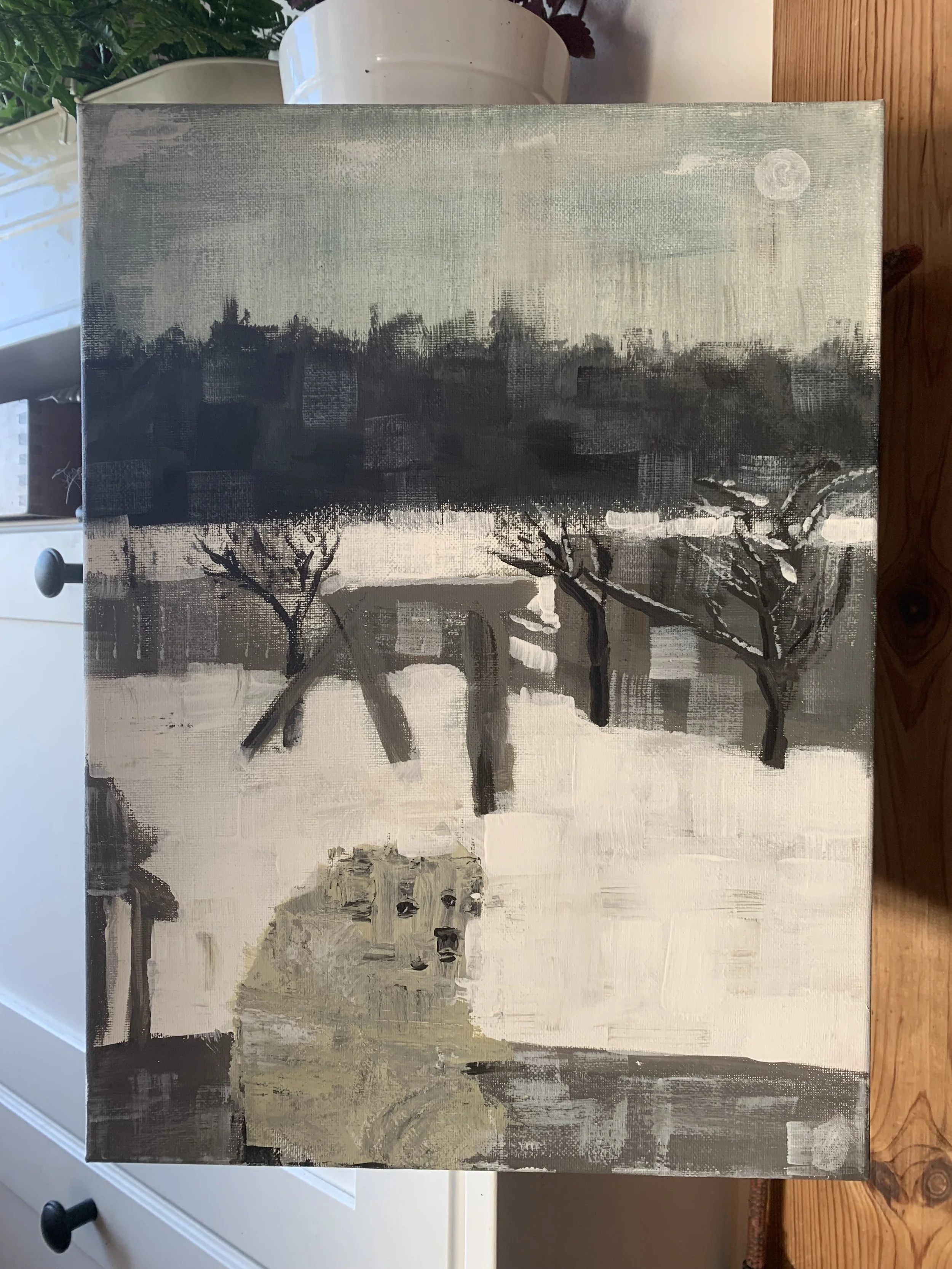 "Yeti"
Acrylic Brush 2025.