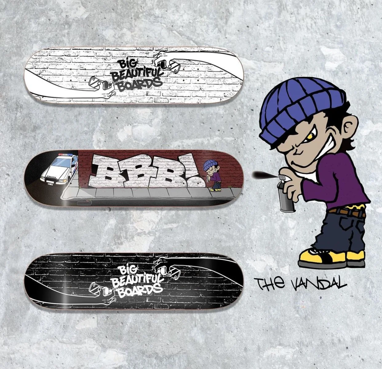 Skate Deck Designs - Big Beautiful Boards