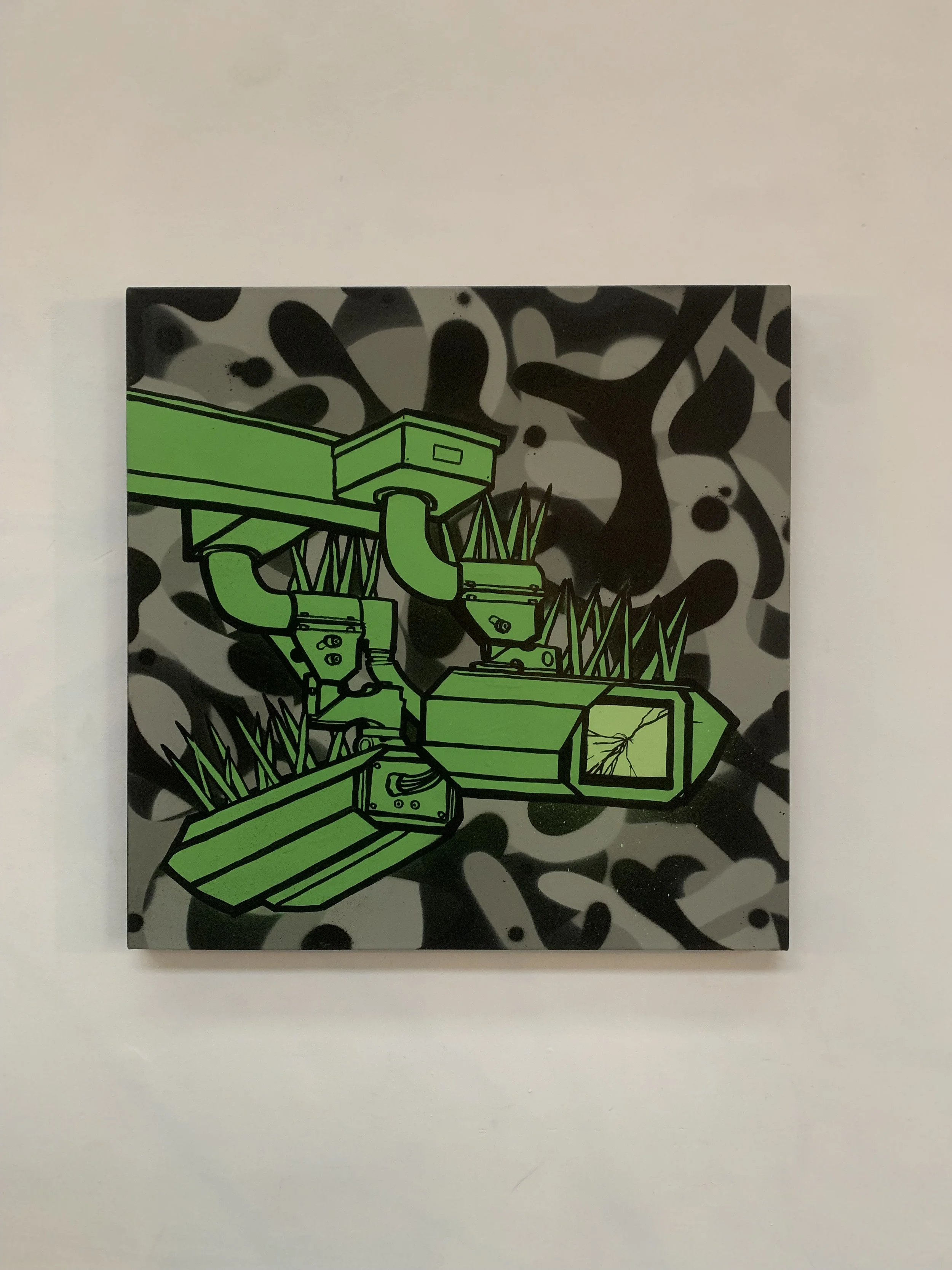 "See Something"
Spraypaint and Oil Marker 2024.