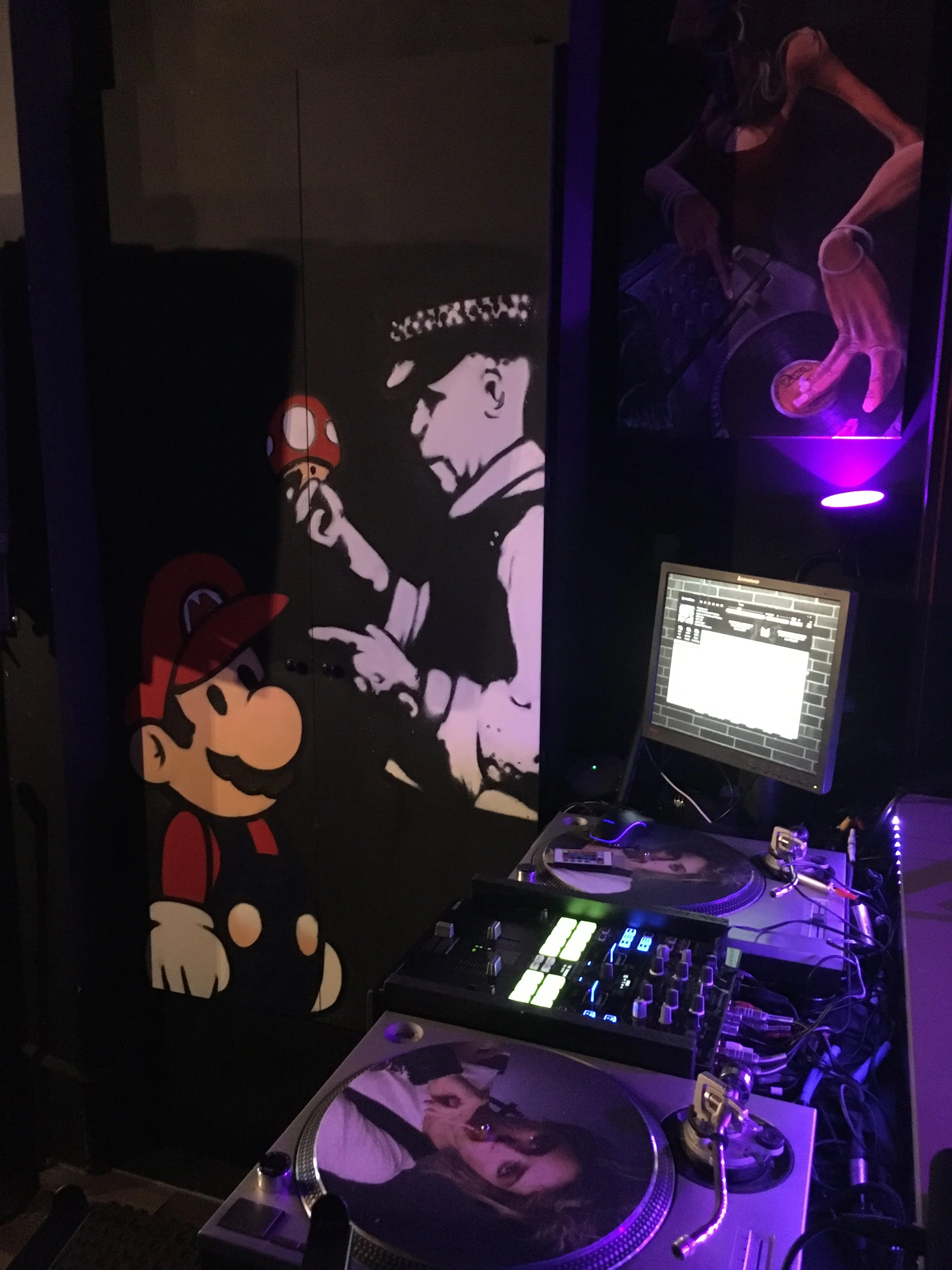 FreePlay Toronto - DJ Booth Mural