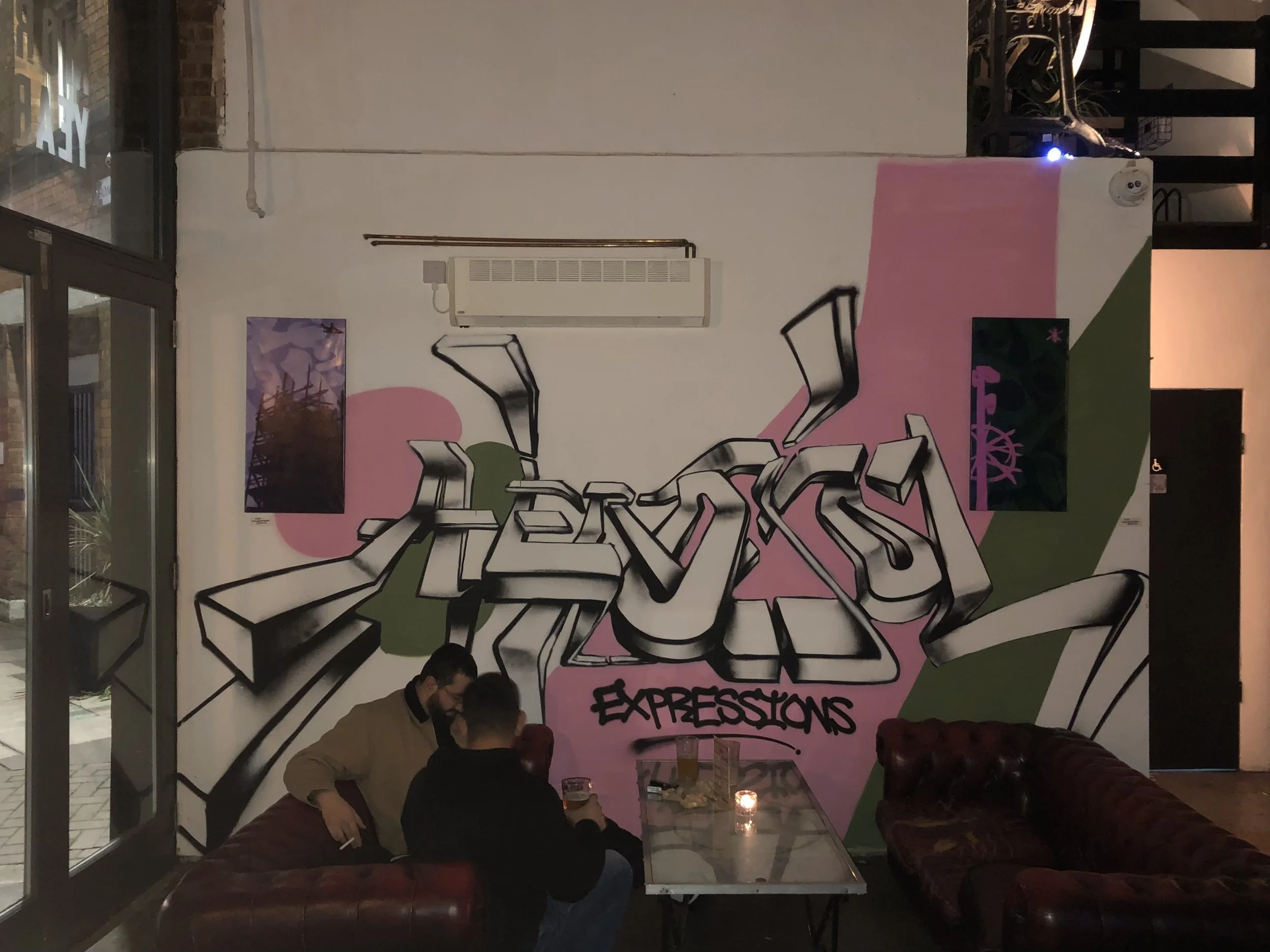 Indoor Mural - Aerosol Expressions Solo Exhibit