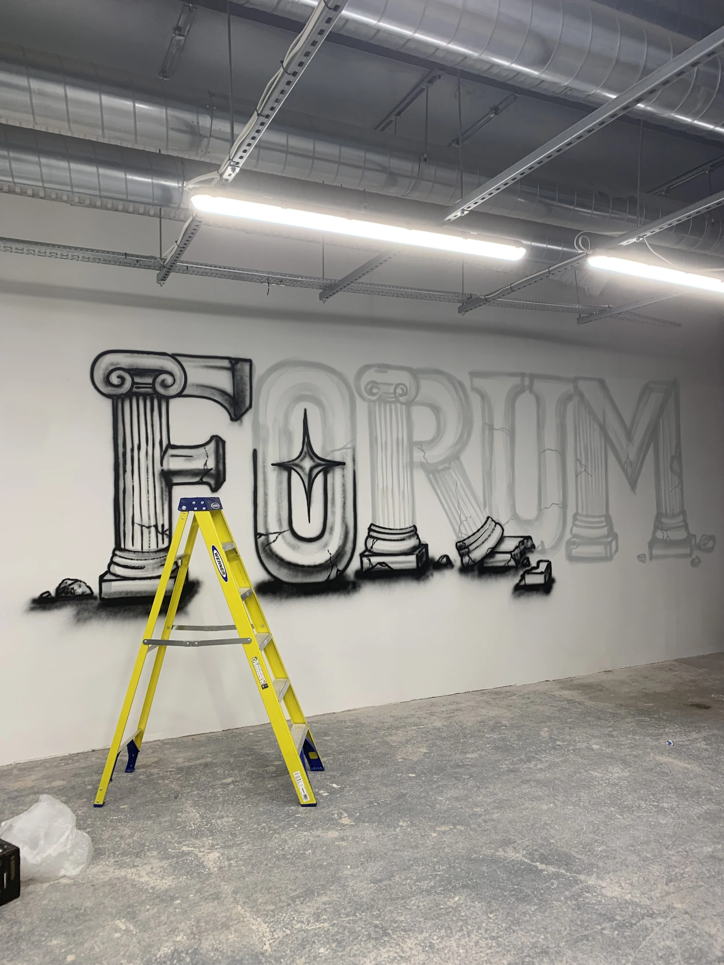 Indoor Mural - Fore UK "FORUM" Event