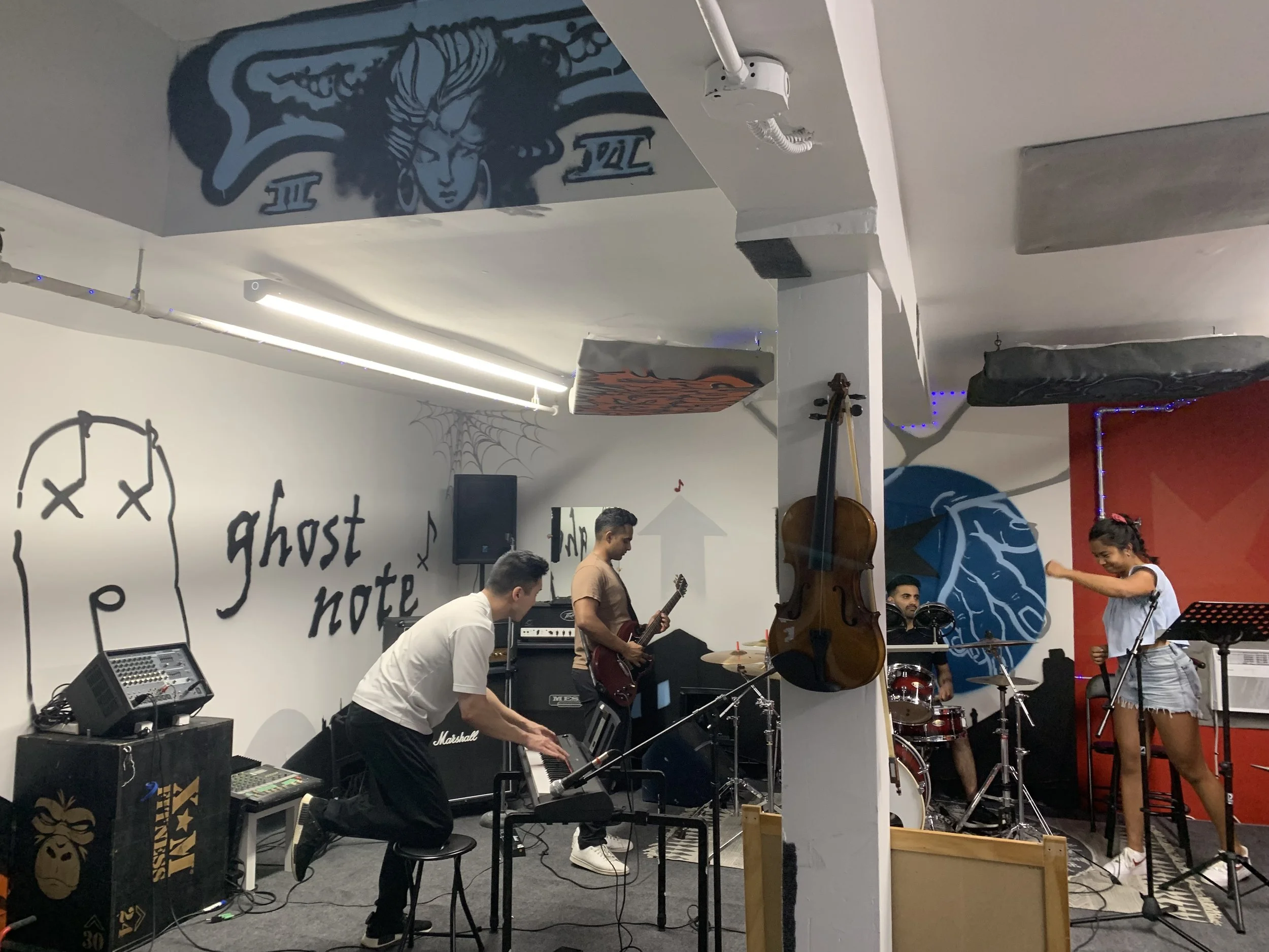 Music Studio Indoor Mural