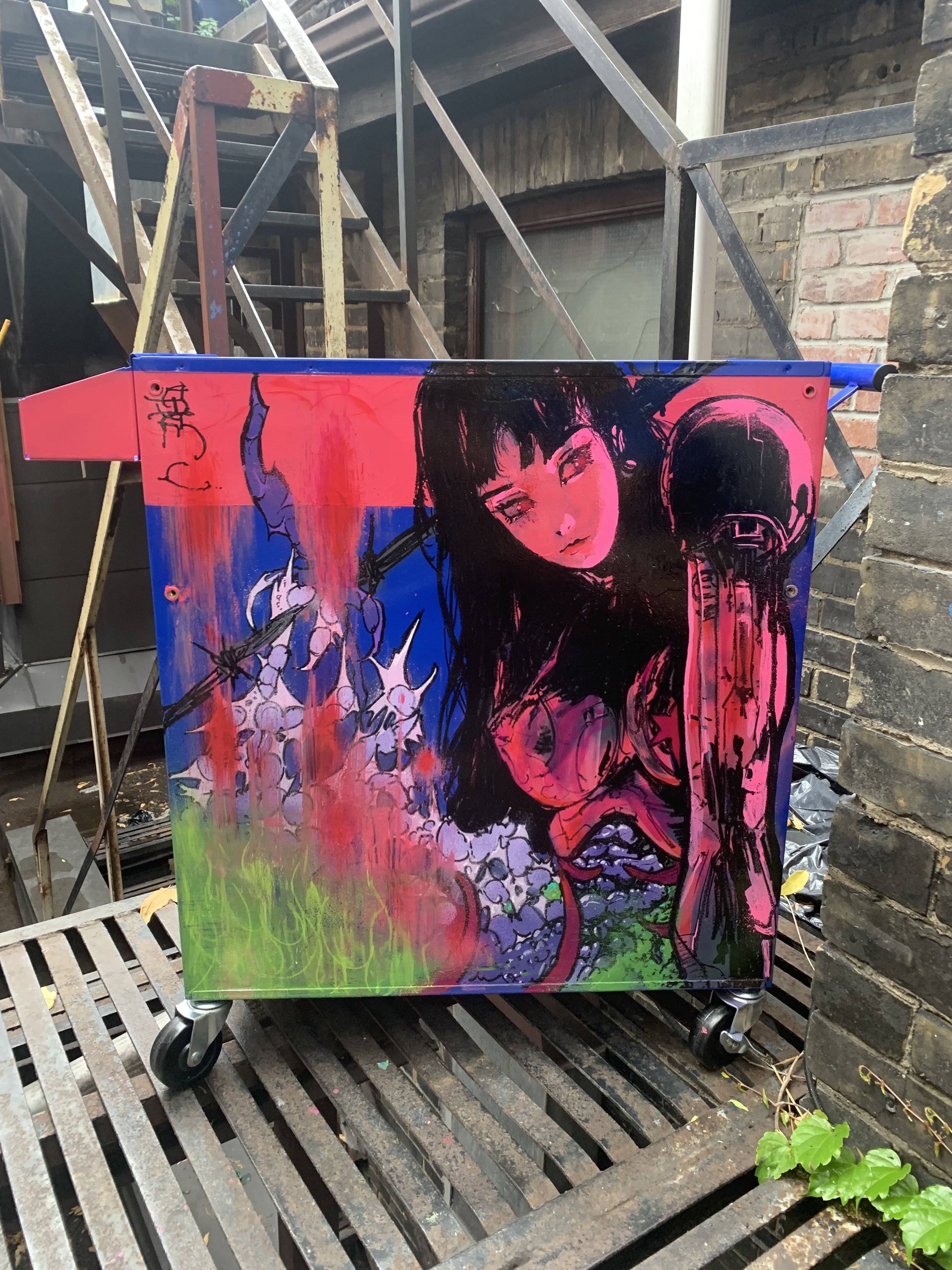 Tattoo Supplies Cart