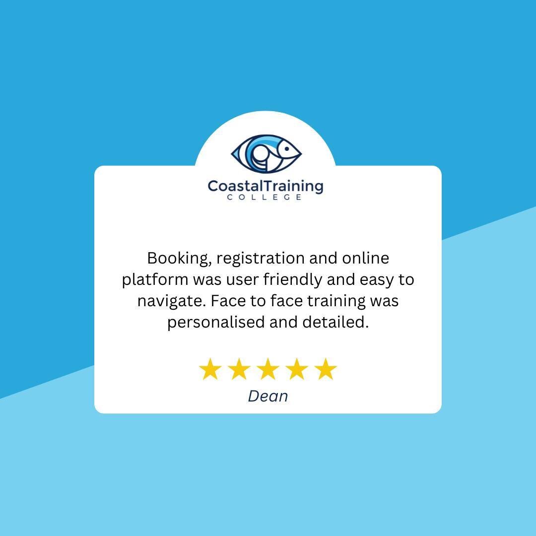 🌟 Do you need to refresh your First Aid qualifications? At Coastal Training College, we offer convenient and user friendly online learning (no pens or papers required) and fast, face to face in person assessments. ⁠
⁠
Thanks for the review Dean! ⁠
⁠