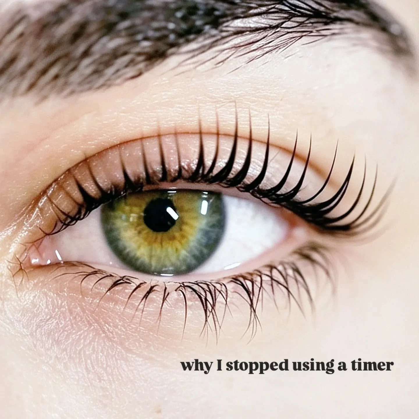 Because it wasn&rsquo;t giving me consistent results.⏳⁣
⁣
Once I started paying attention to what was actually happening to the lashes, everything changed.⁣
⁣
I still like to use different products and go through the same steps. The technique doesn&r