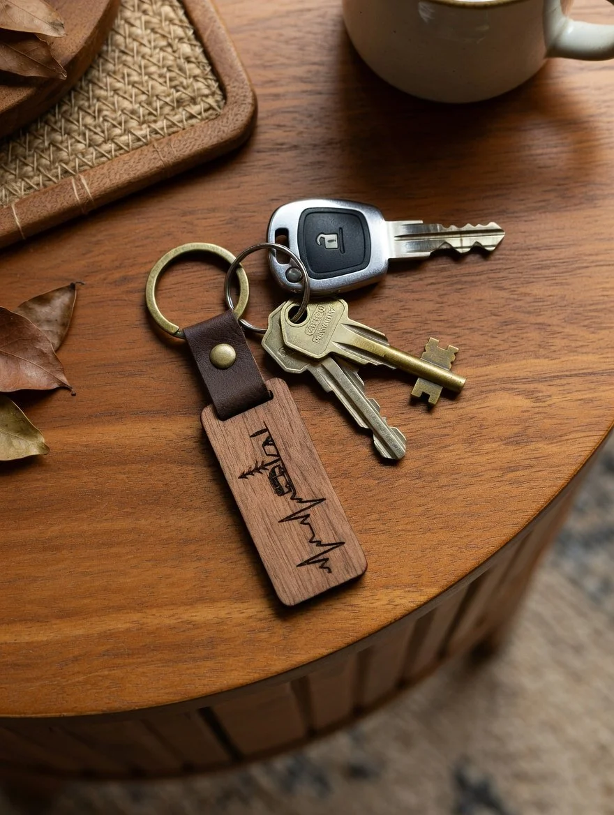 Keyring - Camper Heartbeat