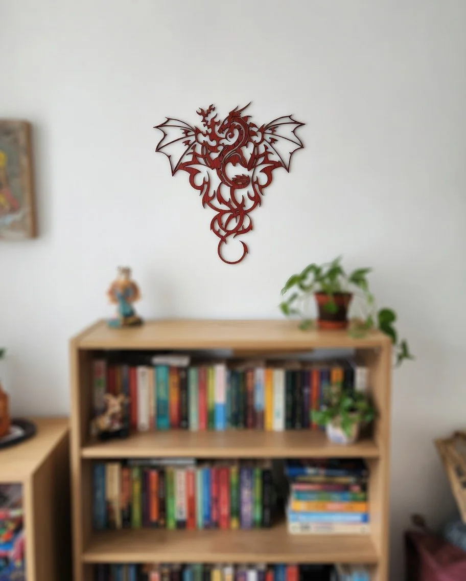 Red Dragon Wall Plaque