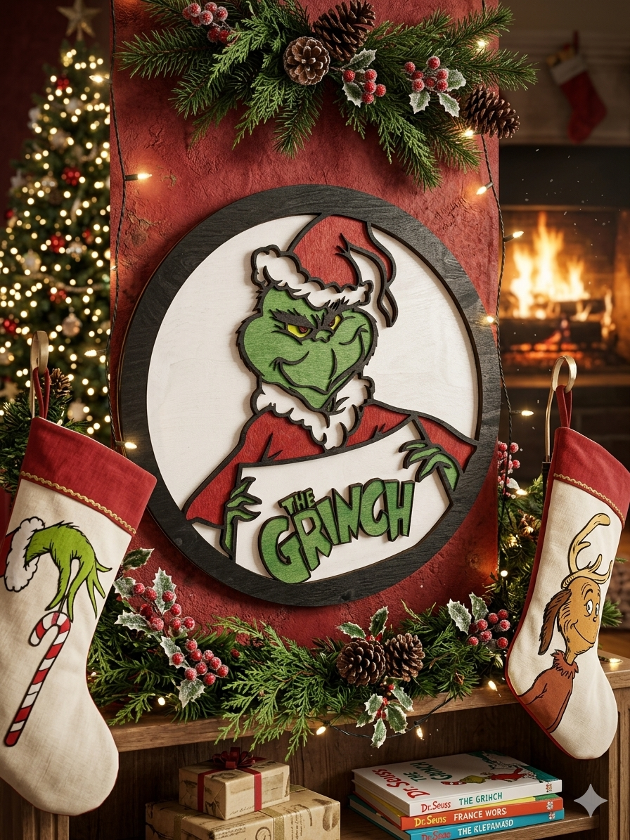 Grinch Wall Hanging