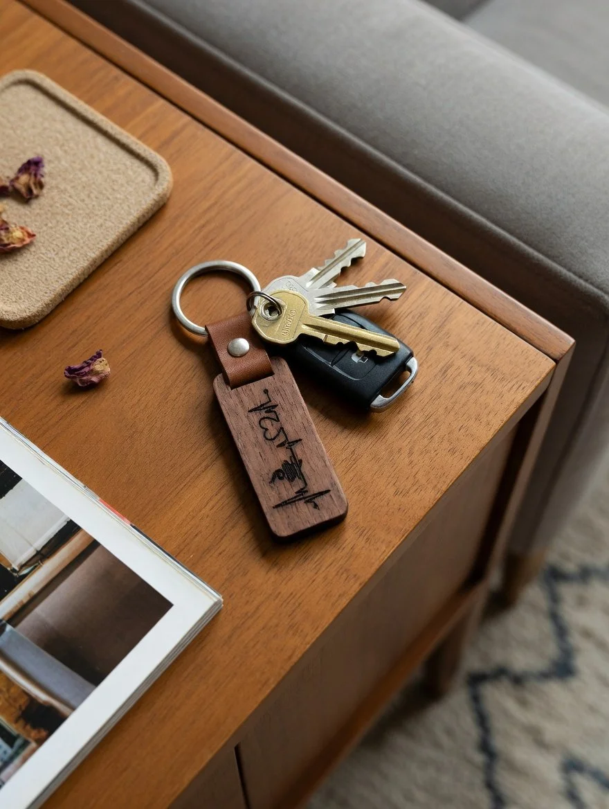 Keyring - Coffee Heartbeat