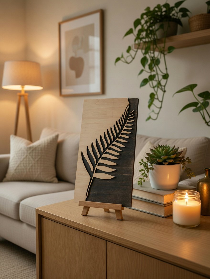Layered Koru Wall Art