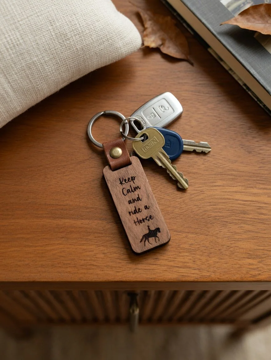 Horse Heartbeat Keychain
